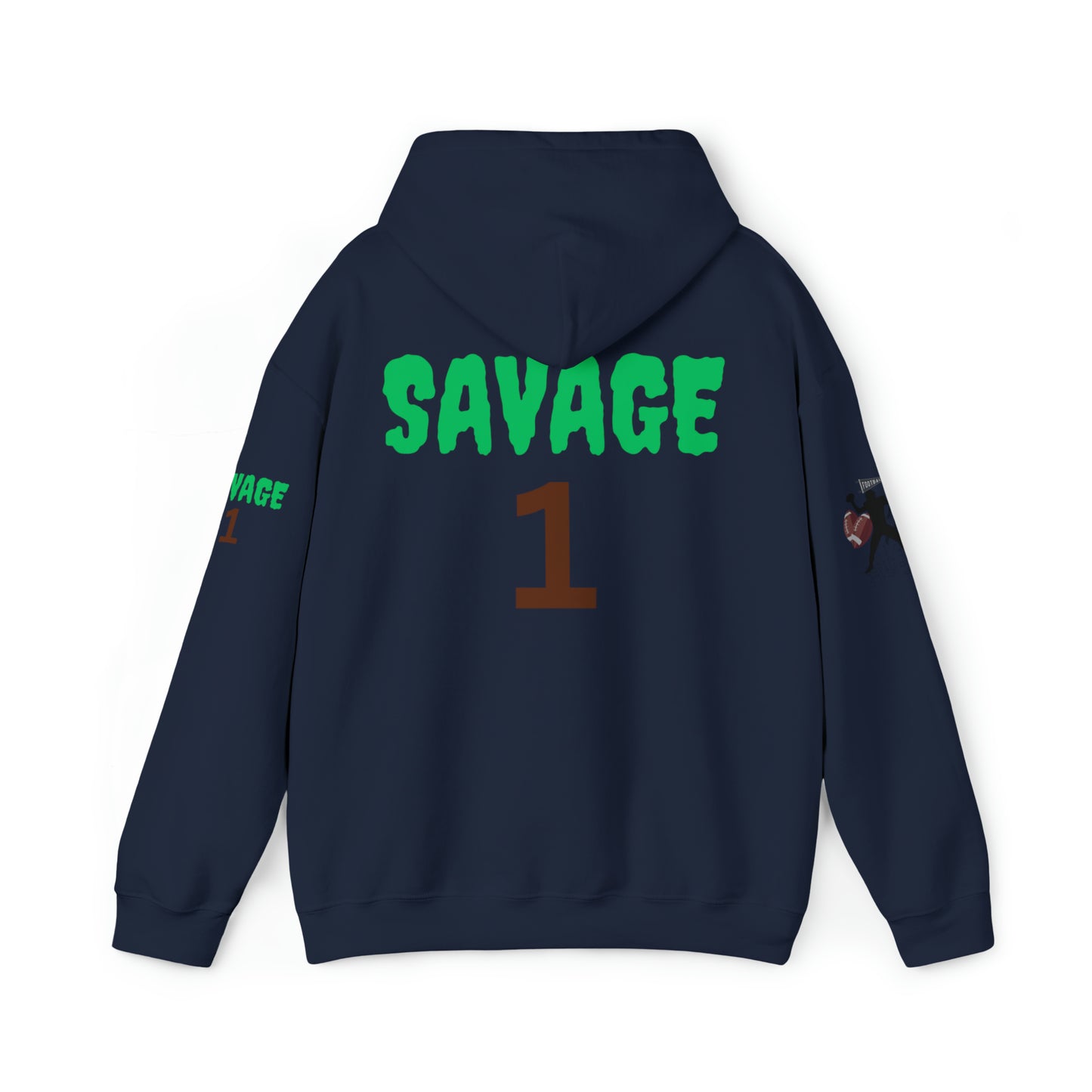 Savage ONE  Hooded Sweatshirt (Football Edition)