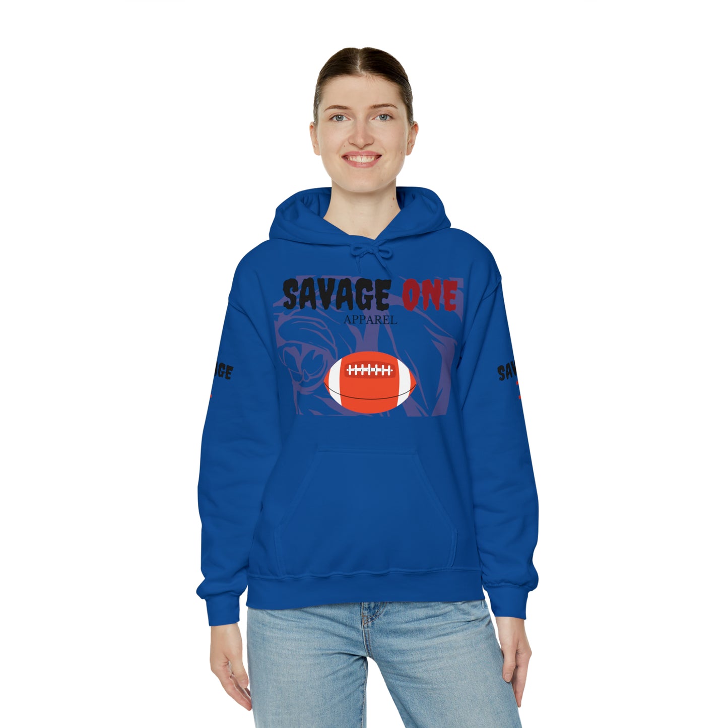 Savage ONE Sports Hooded Sweatshirt (Football)