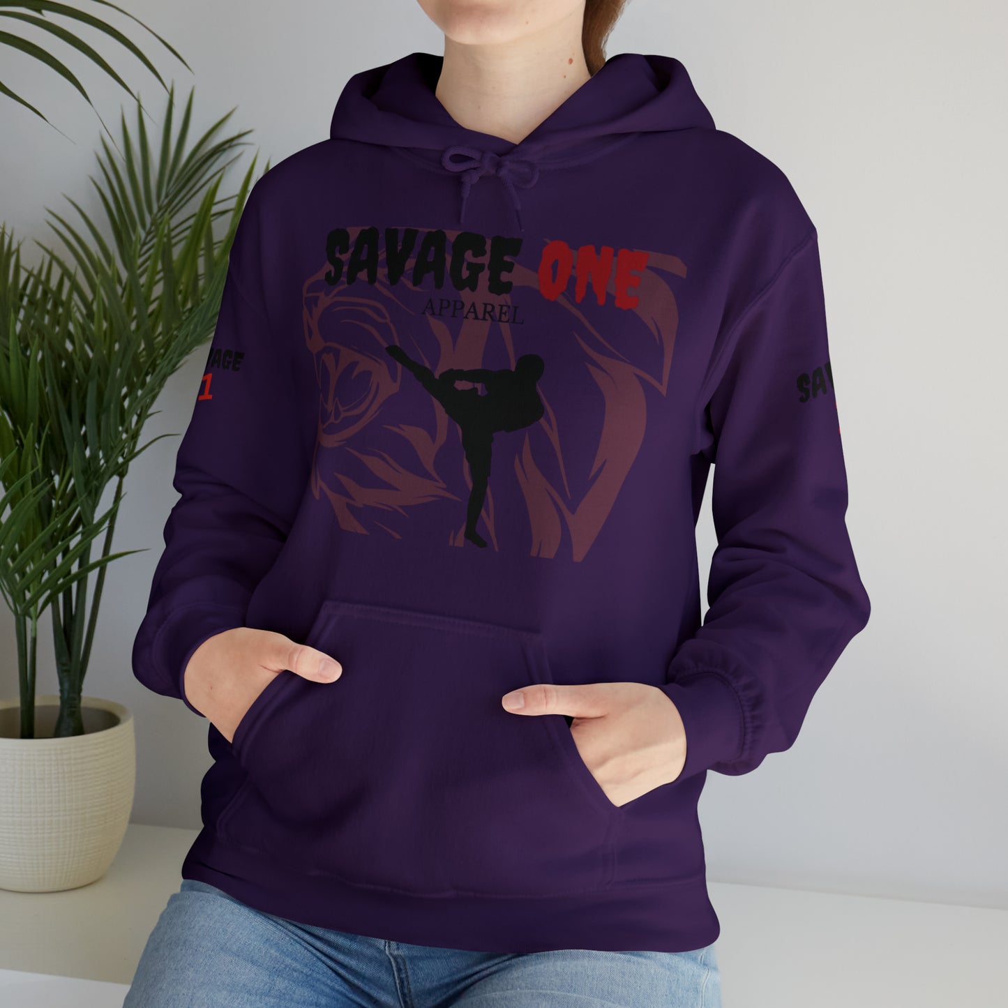 Savage ONE Sports Hooded Sweatshirt (Martial Arts)