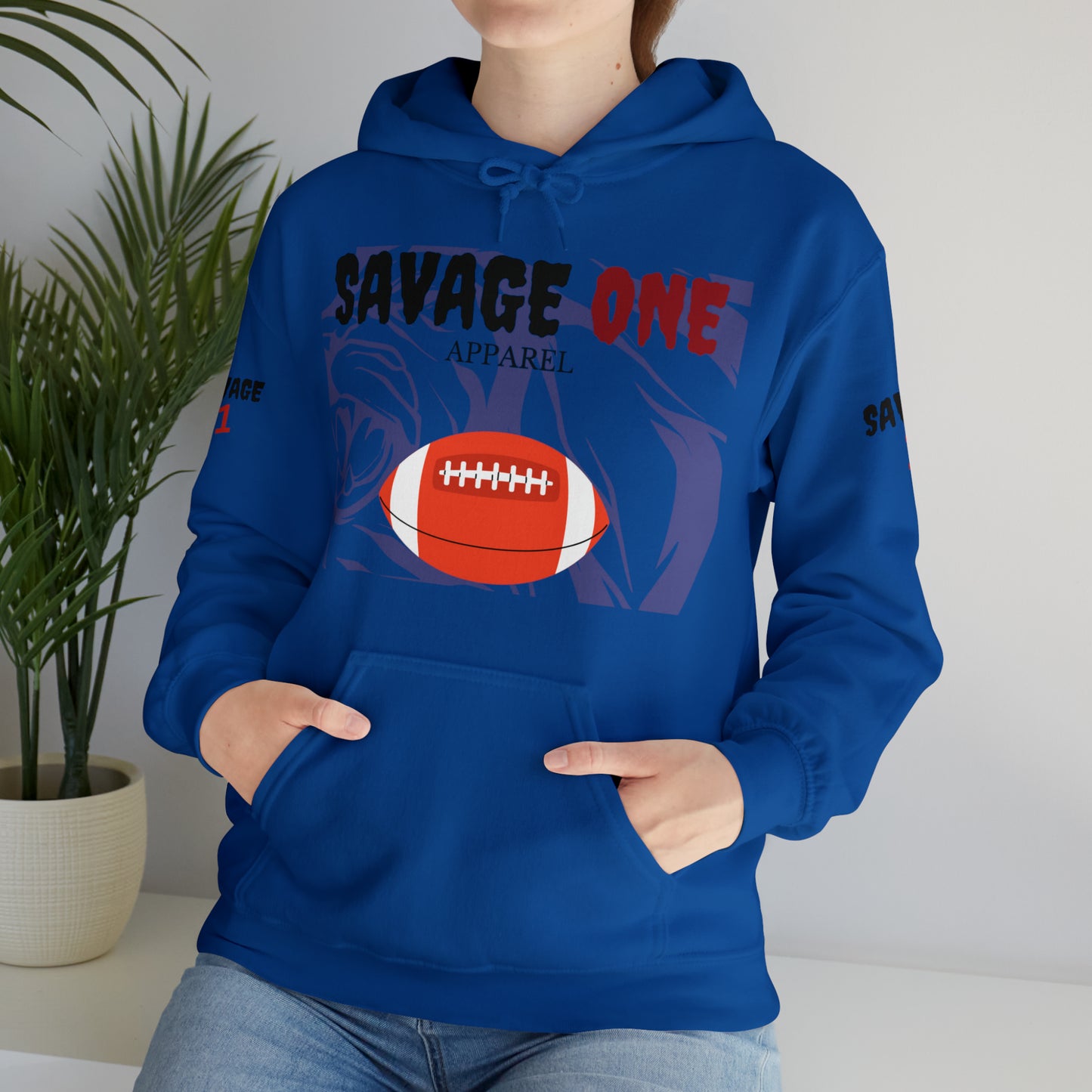 Savage ONE Sports Hooded Sweatshirt (Football)