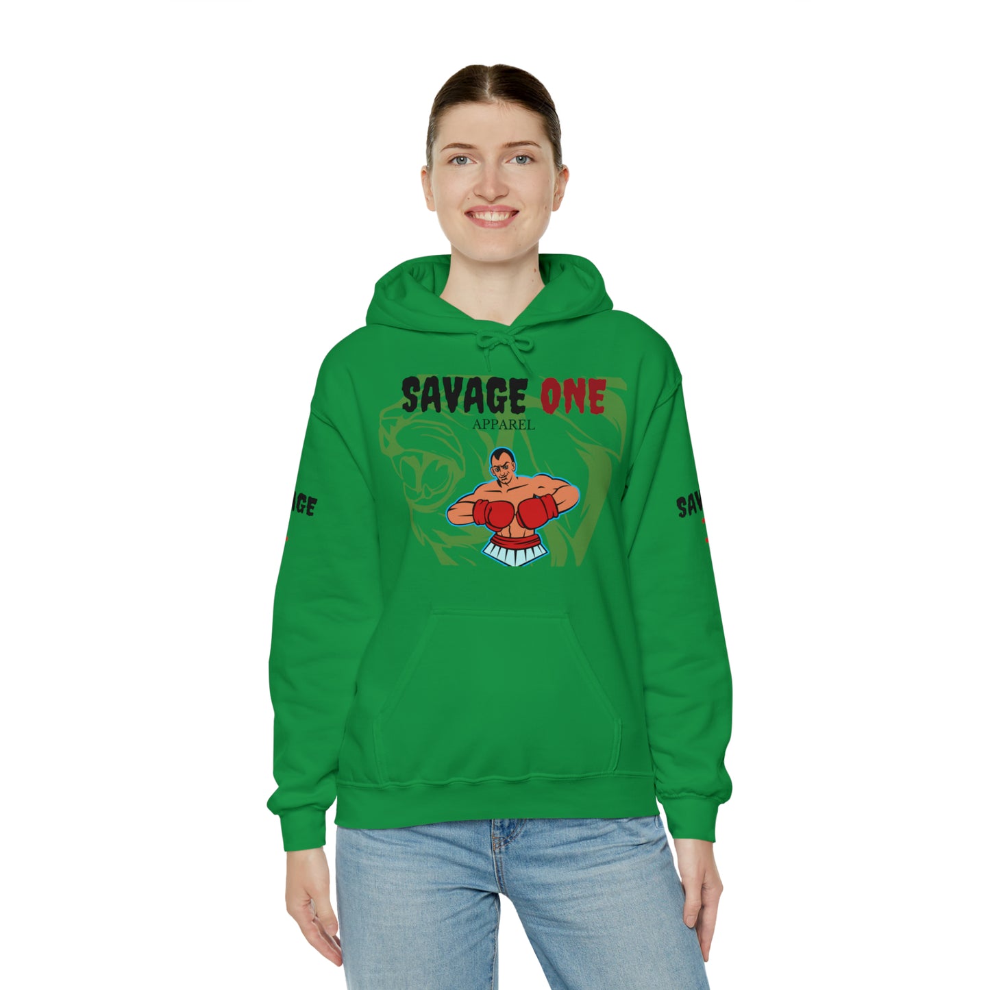 Savage ONE Sports Hooded Sweatshirt (Boxing)