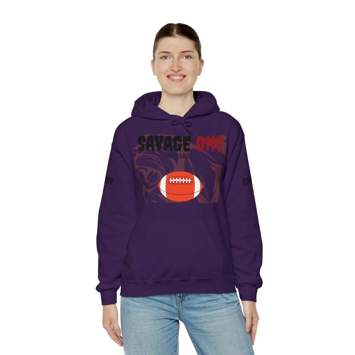 Savage ONE Sports Hooded Sweatshirt (Football)