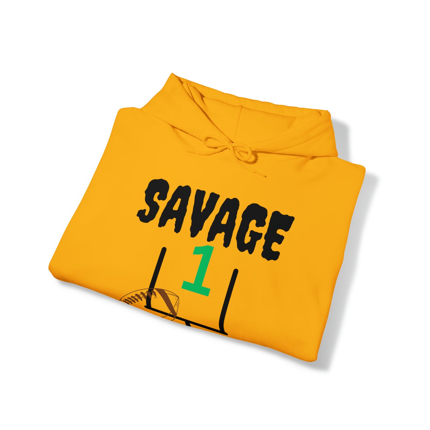 Savage ONE  Hooded Sweatshirt (Football Edition)