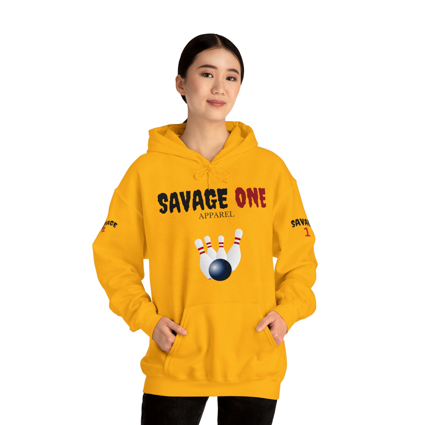 Savage ONE Sports Hooded Sweatshirt (Bowling)