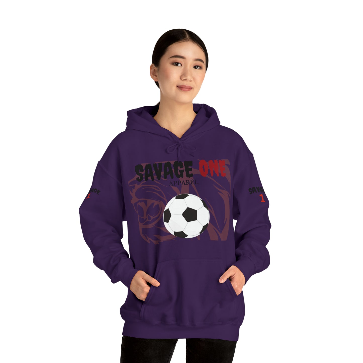 Savage ONE Sports Hooded Sweatshirt (Soccer)