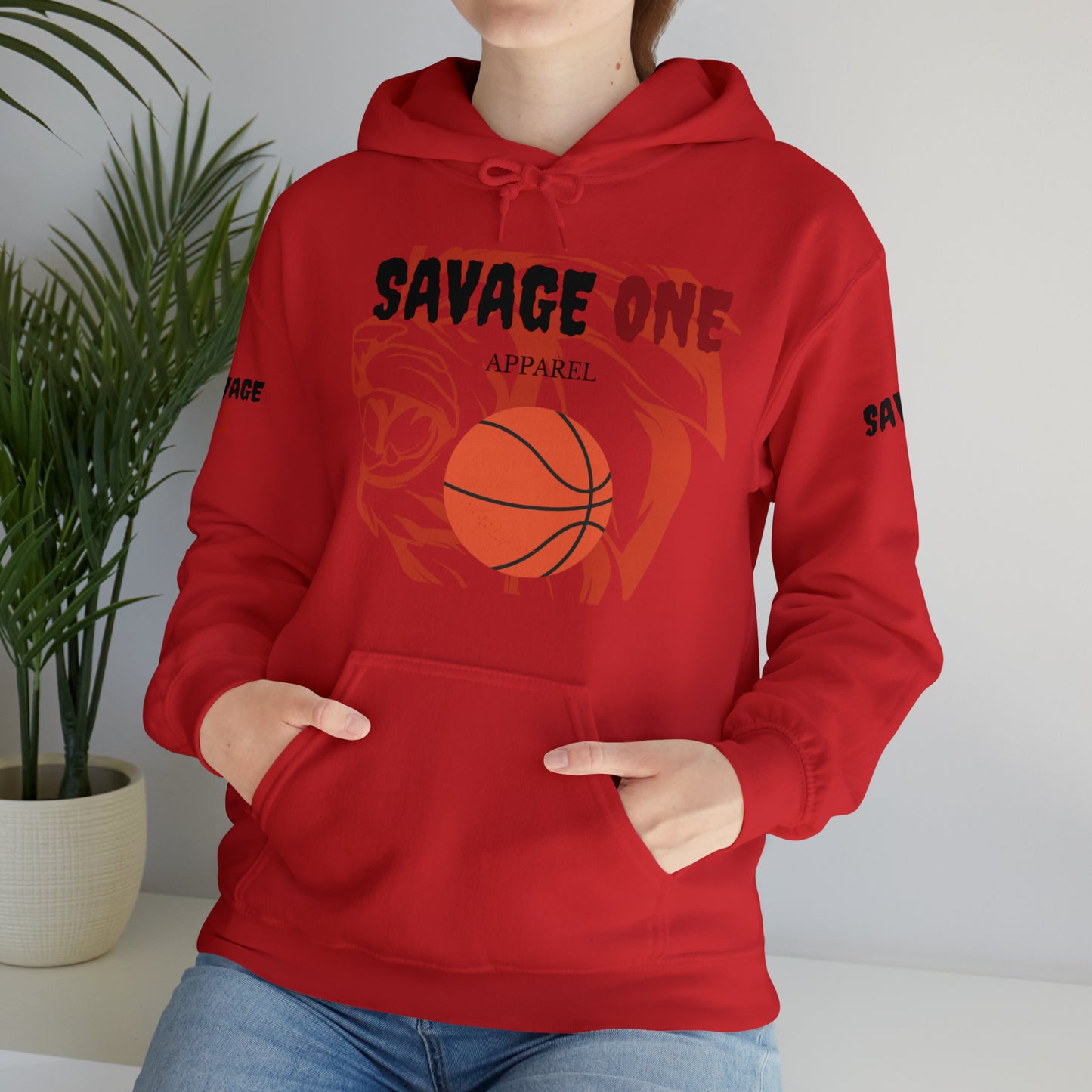 Savage ONE Sports Hooded Sweatshirt (Basketball)