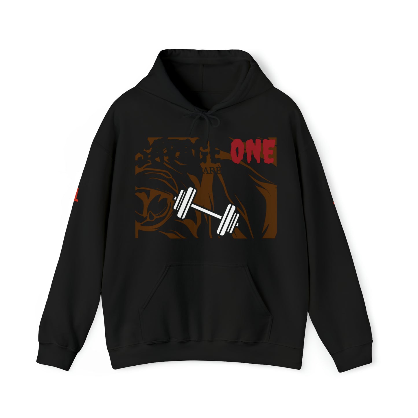 Savage ONE Sports Hooded Sweatshirt (Weightlifting)