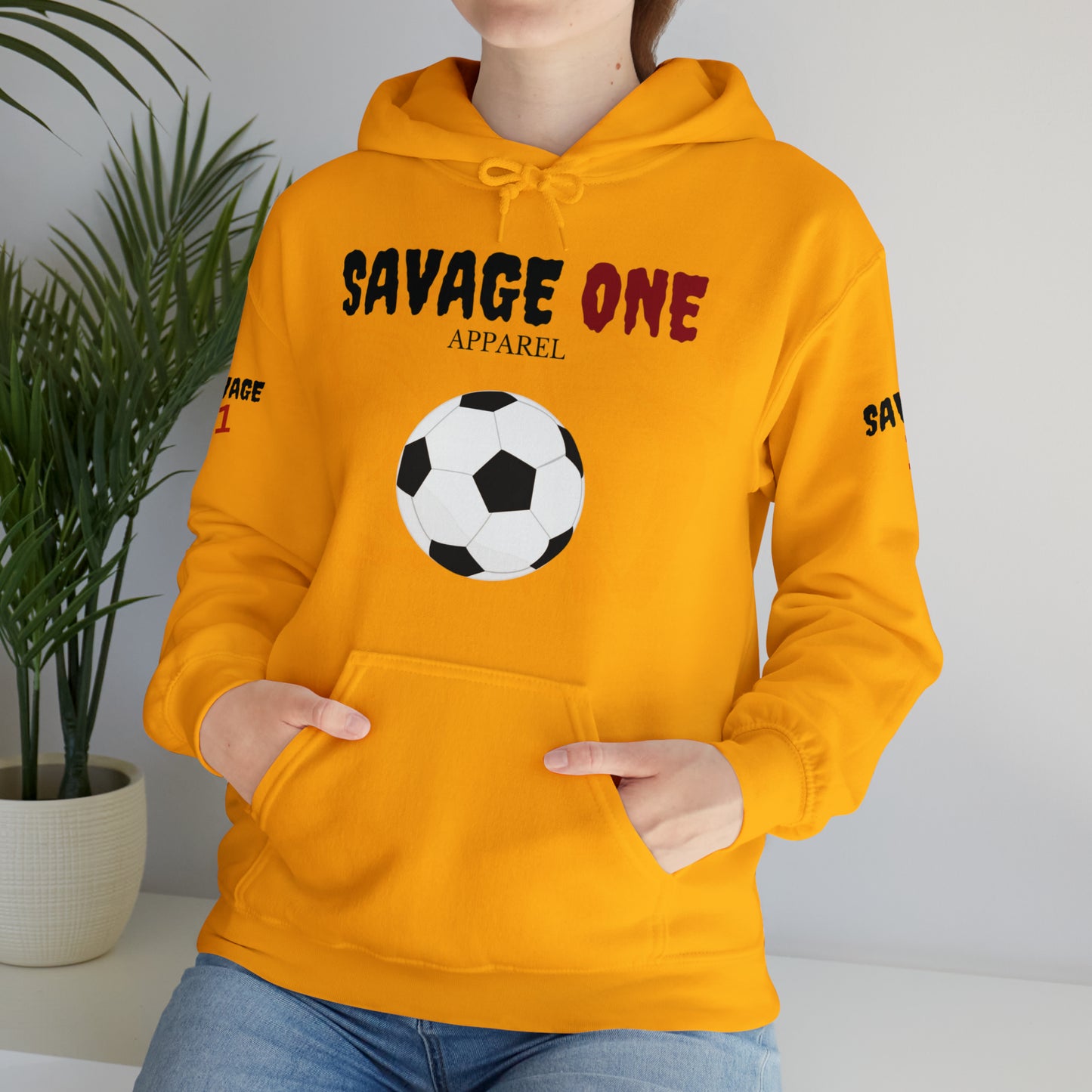 Savage ONE Sports Hooded Sweatshirt (Soccer)