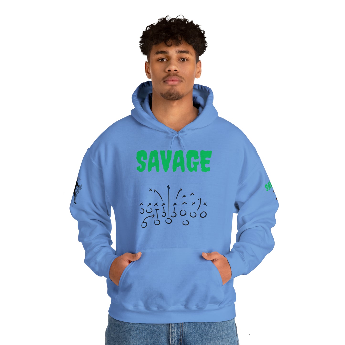 Savage ONE  Hooded Sweatshirt (Football Edition)