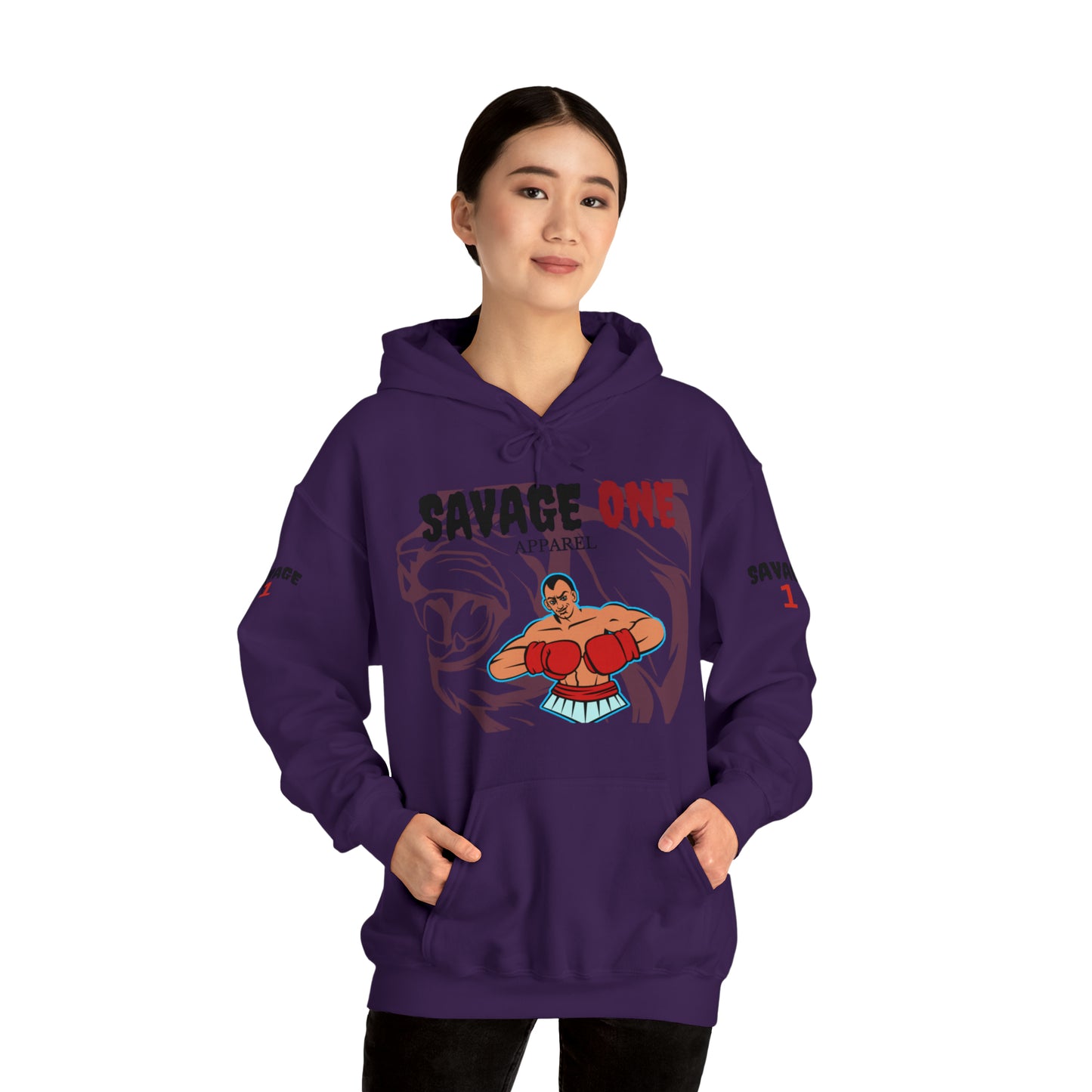 Savage ONE Sports Hooded Sweatshirt (Boxing)