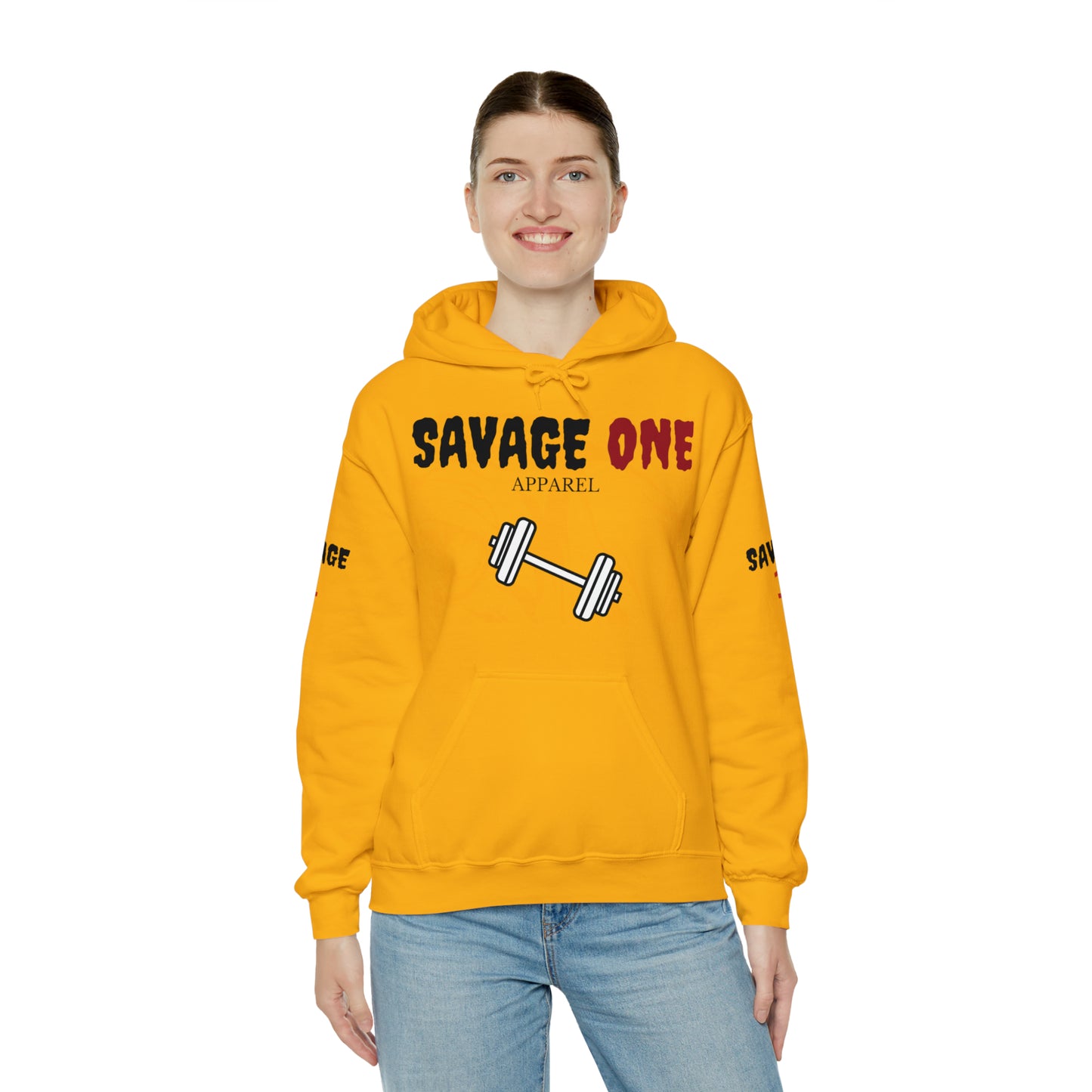 Savage ONE Sports Hooded Sweatshirt (Weightlifting)