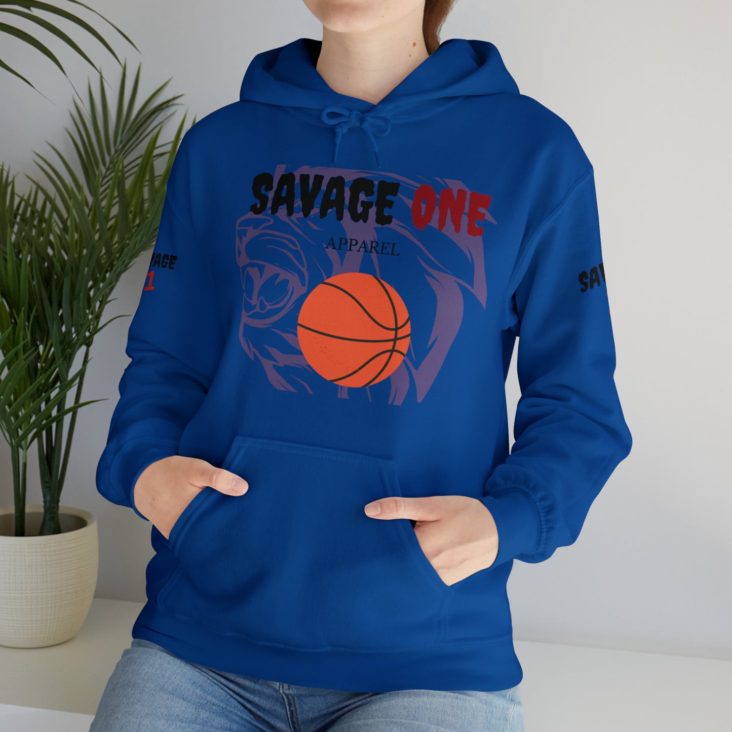 Savage ONE Sports Hooded Sweatshirt (Basketball)