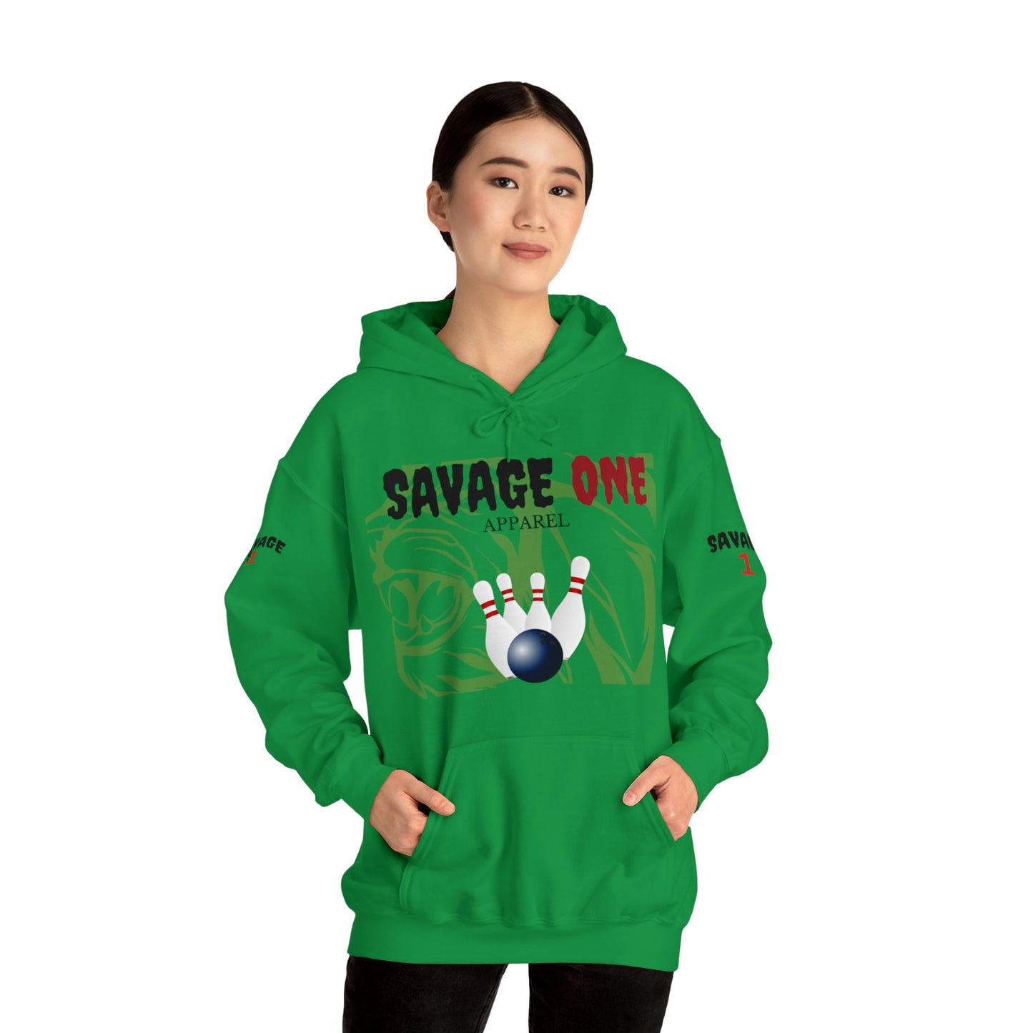 Savage ONE Sports Hooded Sweatshirt (Bowling)