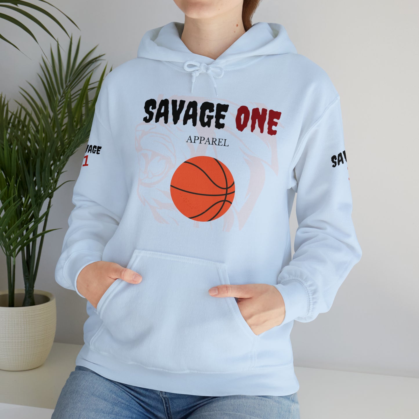 Savage ONE Sports Hooded Sweatshirt (Basketball)