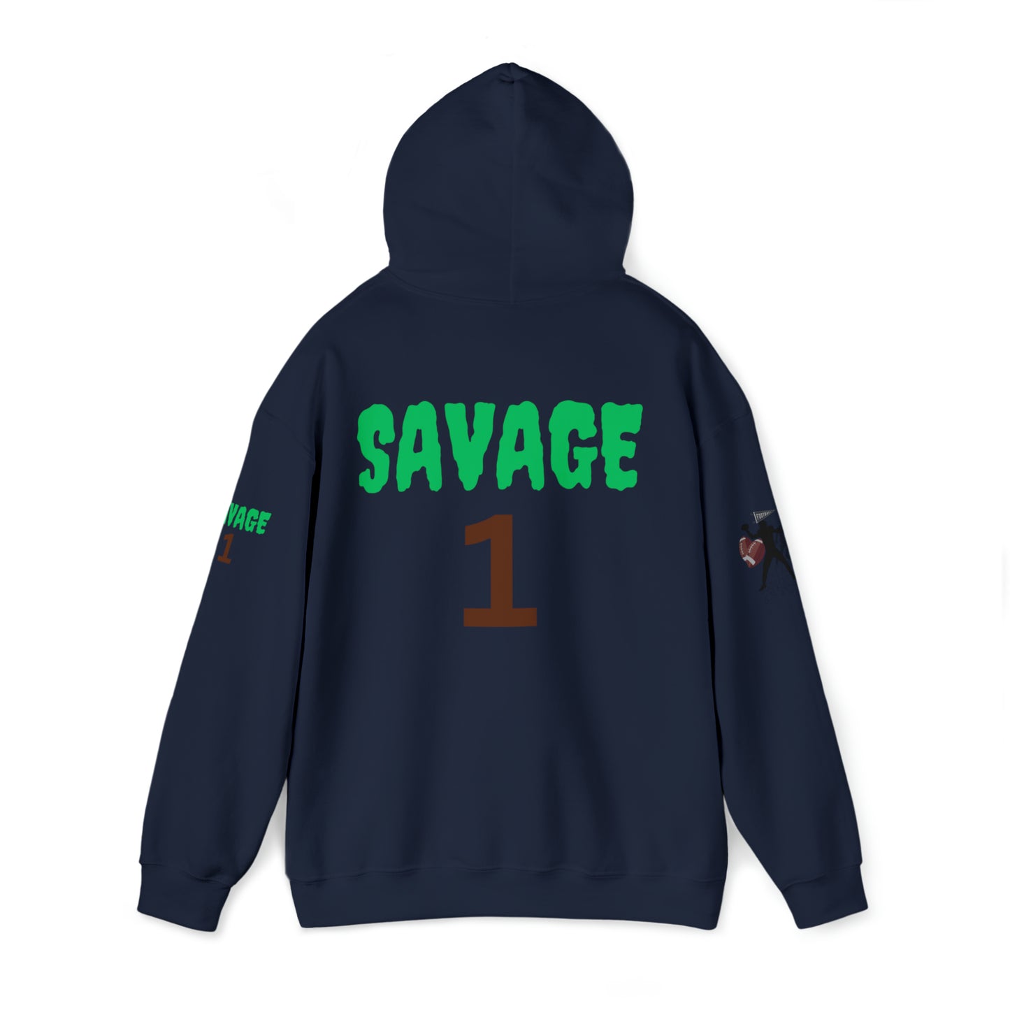 Savage ONE  Hooded Sweatshirt (Football Edition)