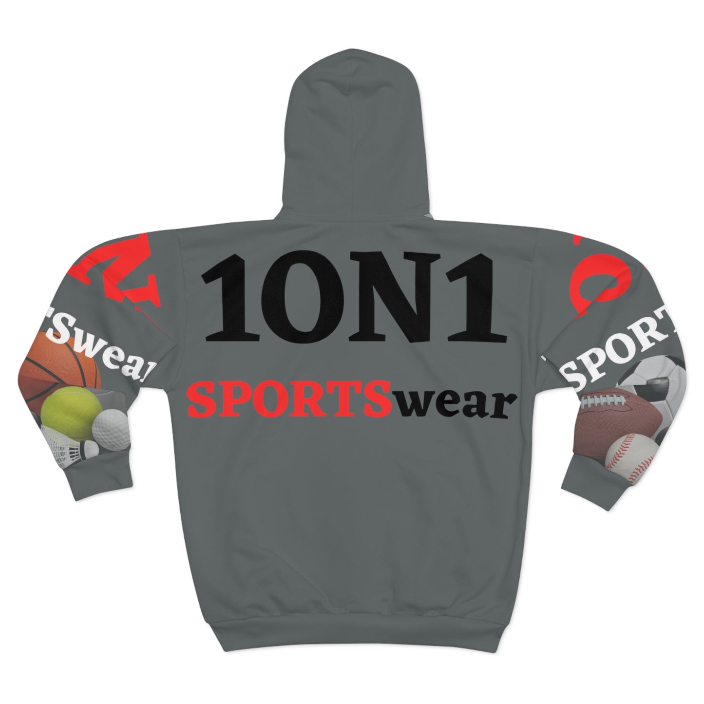 1ON1 Zip Hoodie (AOP)