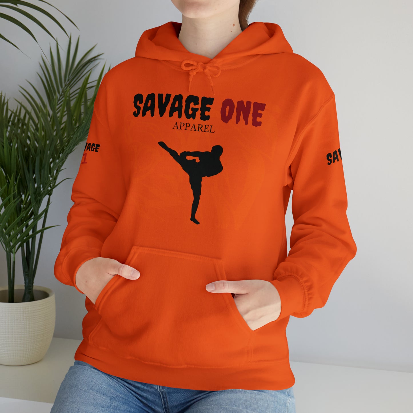 Savage ONE Sports Hooded Sweatshirt (Martial Arts)