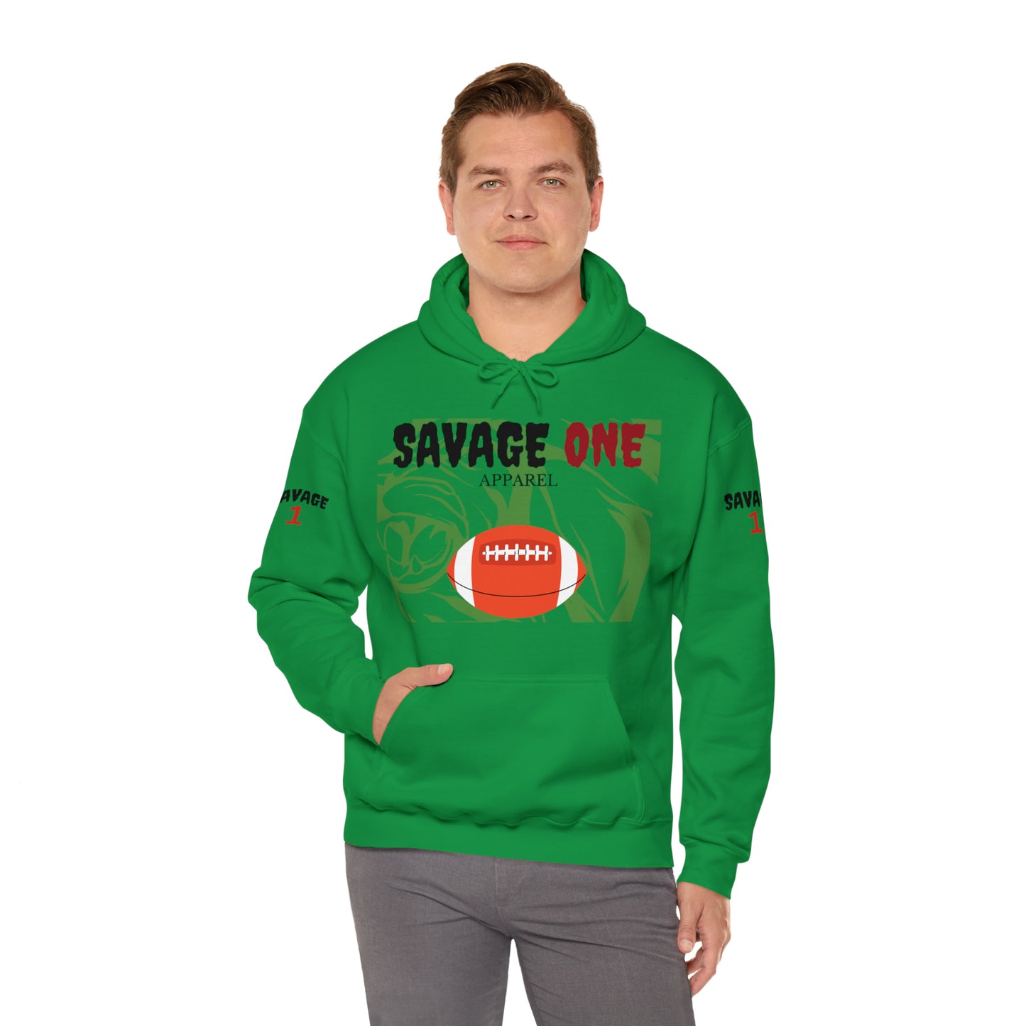 Savage ONE Sports Hooded Sweatshirt (Football)