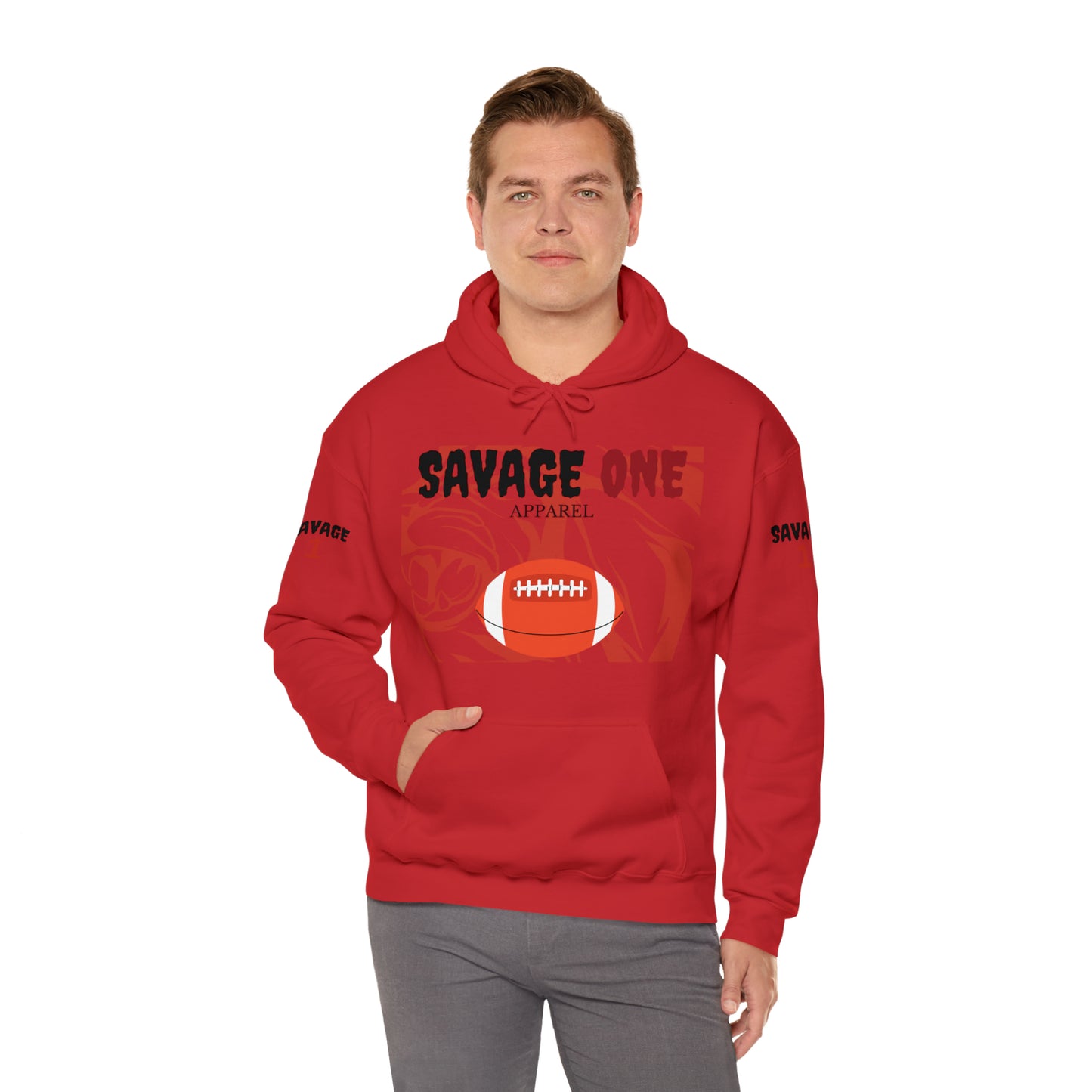 Savage ONE Sports Hooded Sweatshirt (Football)