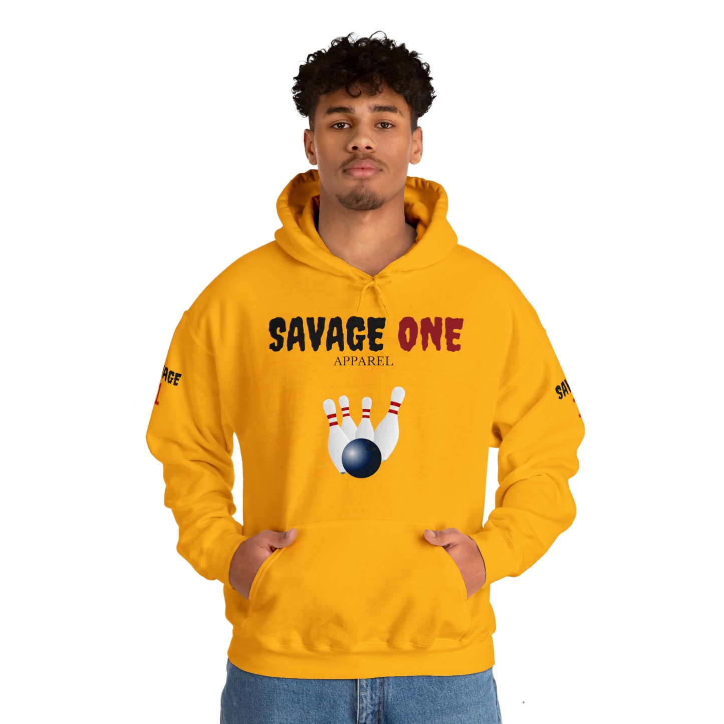 Savage ONE Sports Hooded Sweatshirt (Bowling)