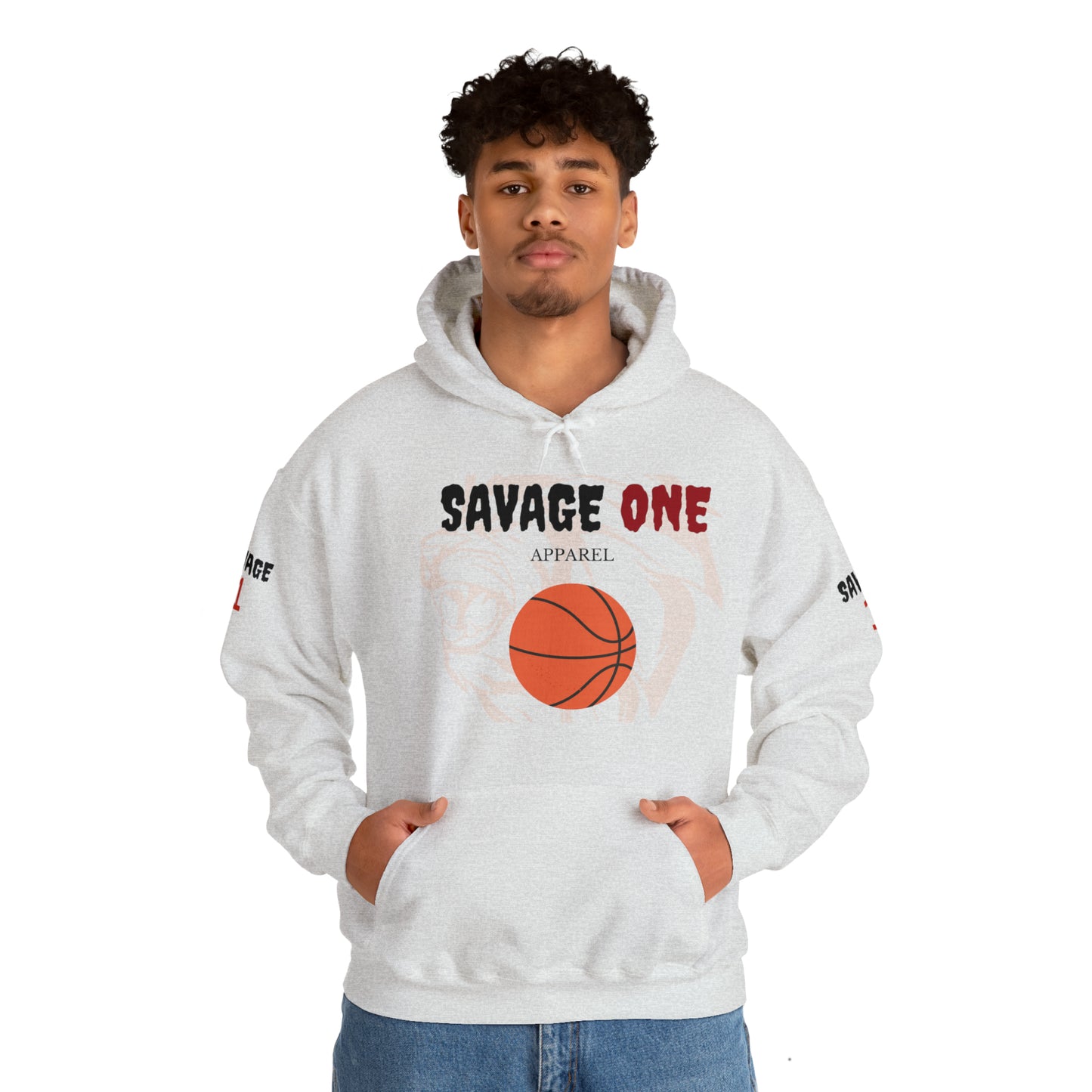 Savage ONE Sports Hooded Sweatshirt (Basketball)