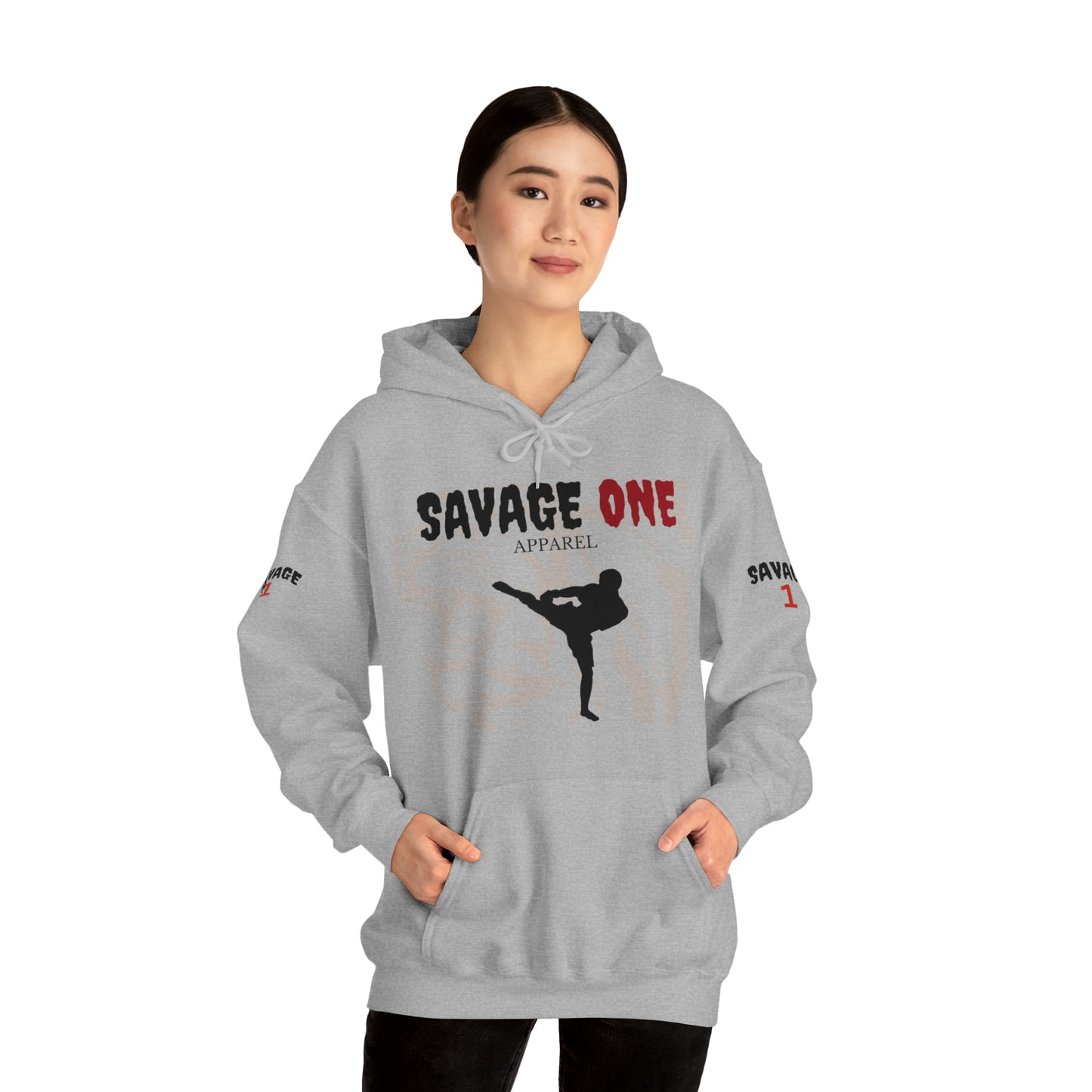 Savage ONE Sports Hooded Sweatshirt (Martial Arts)