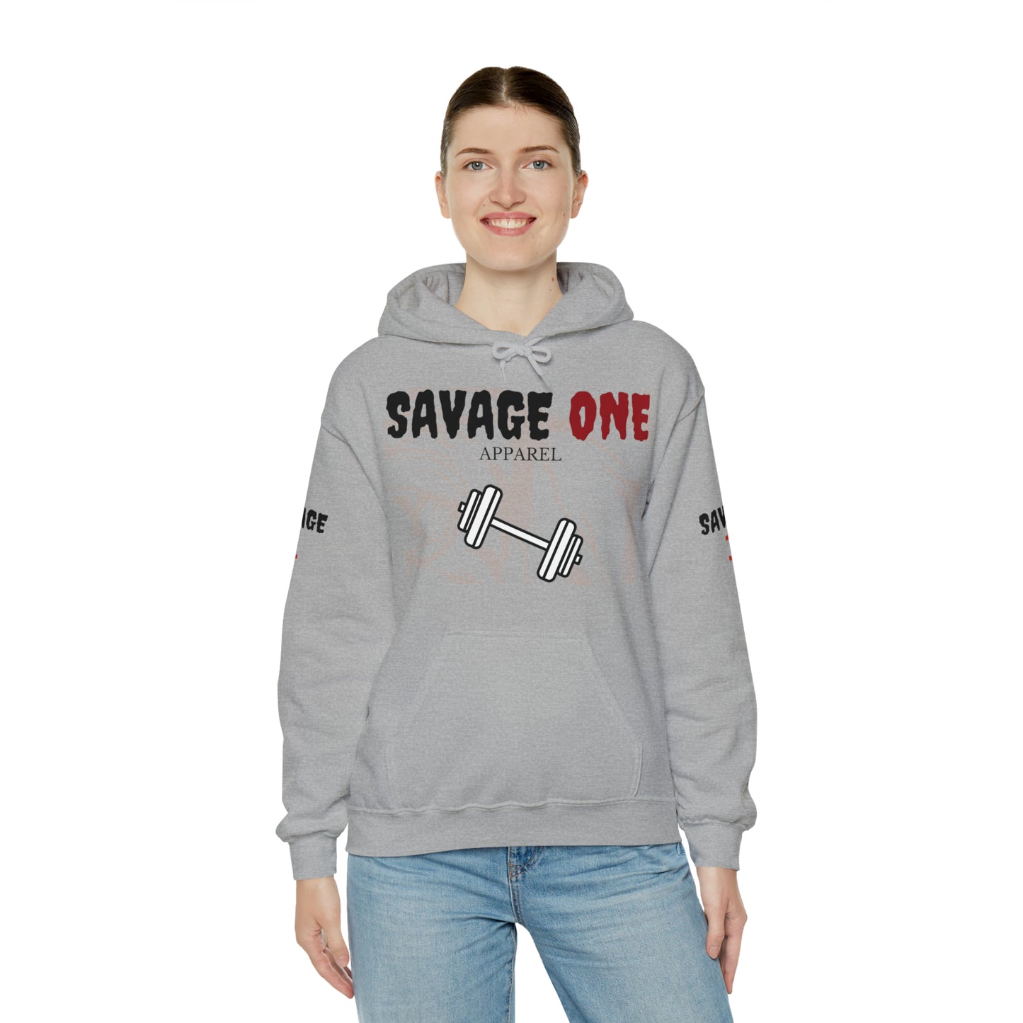 Savage ONE Sports Hooded Sweatshirt (Weightlifting)