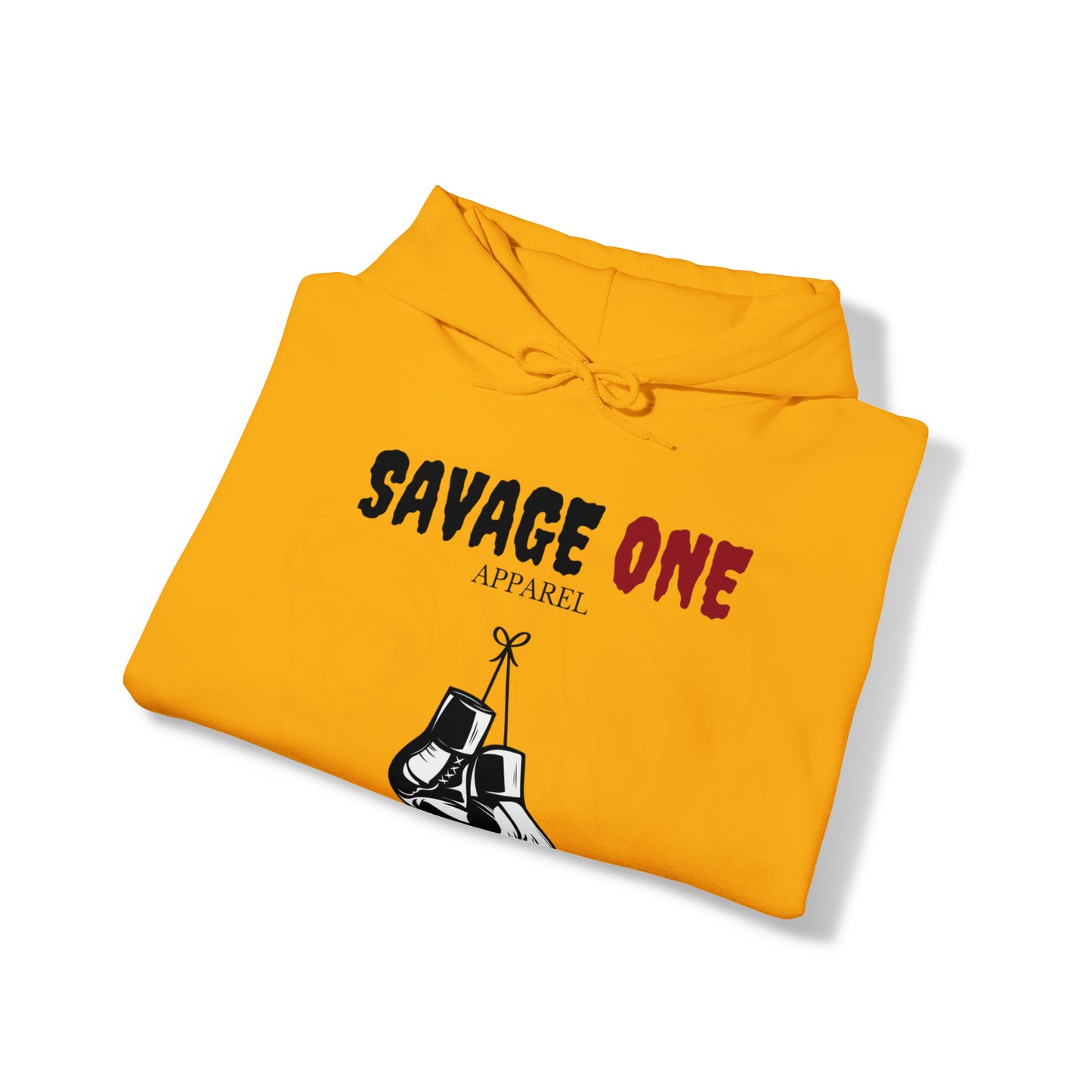 Savage ONE Sports Hooded Sweatshirt (Golden Gloves)