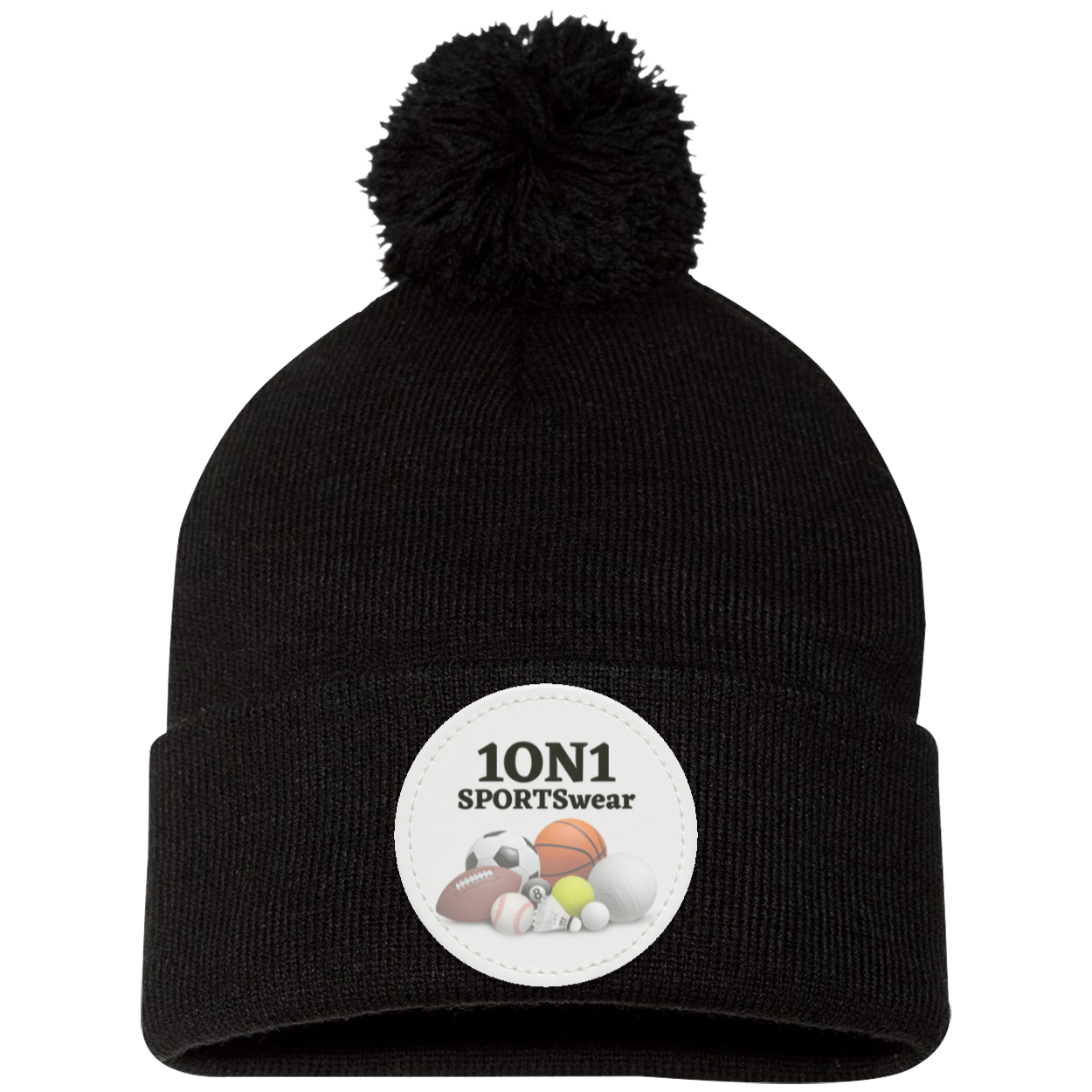 1ON1 Pom Pom Knit Cap