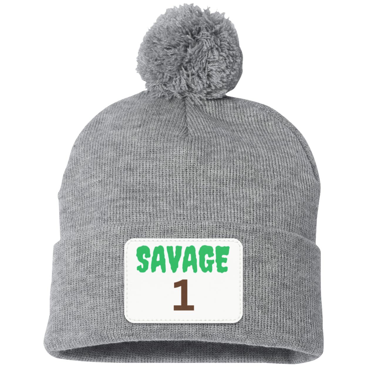 Savage ONE Pom Pom Knit Cap