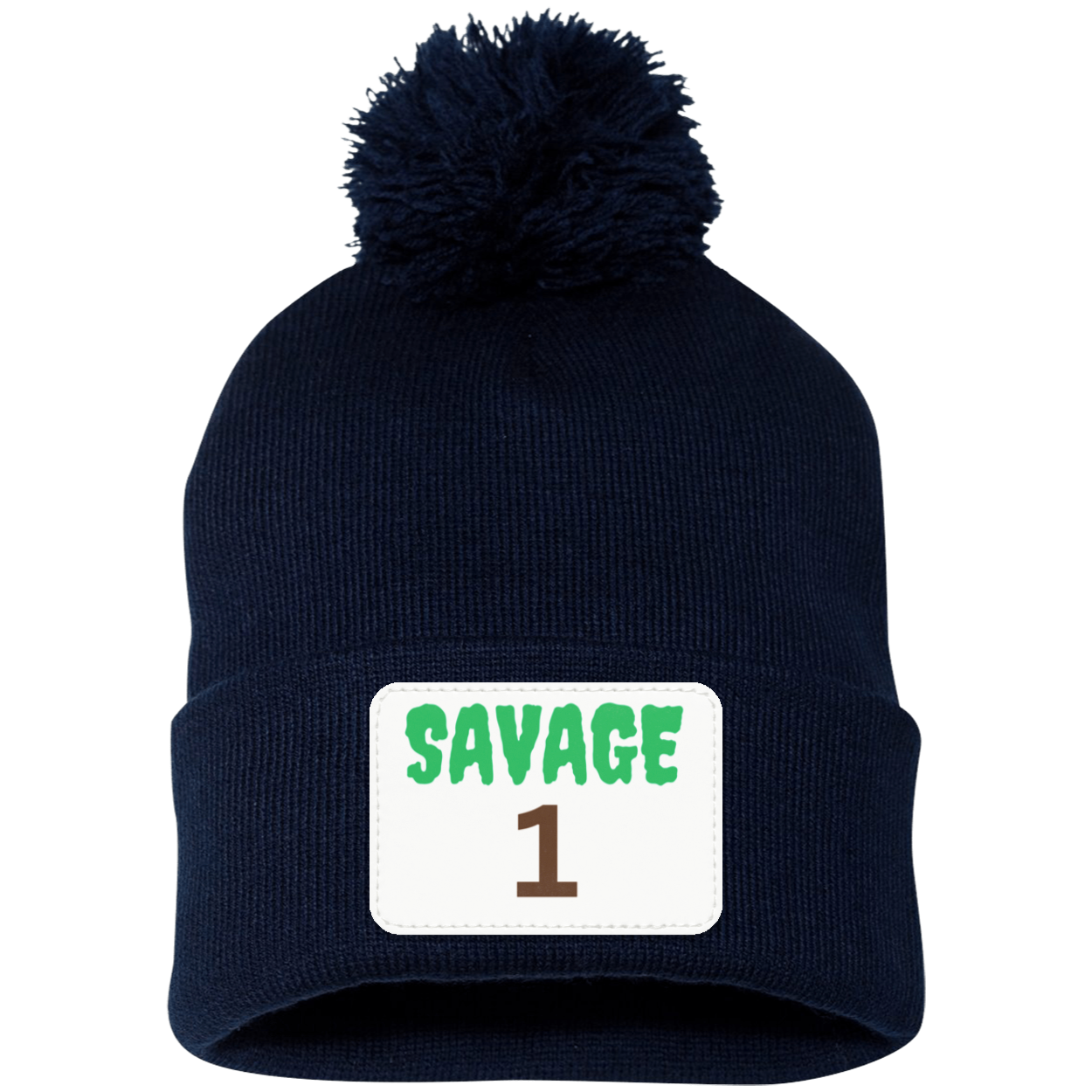 Savage ONE Pom Pom Knit Cap