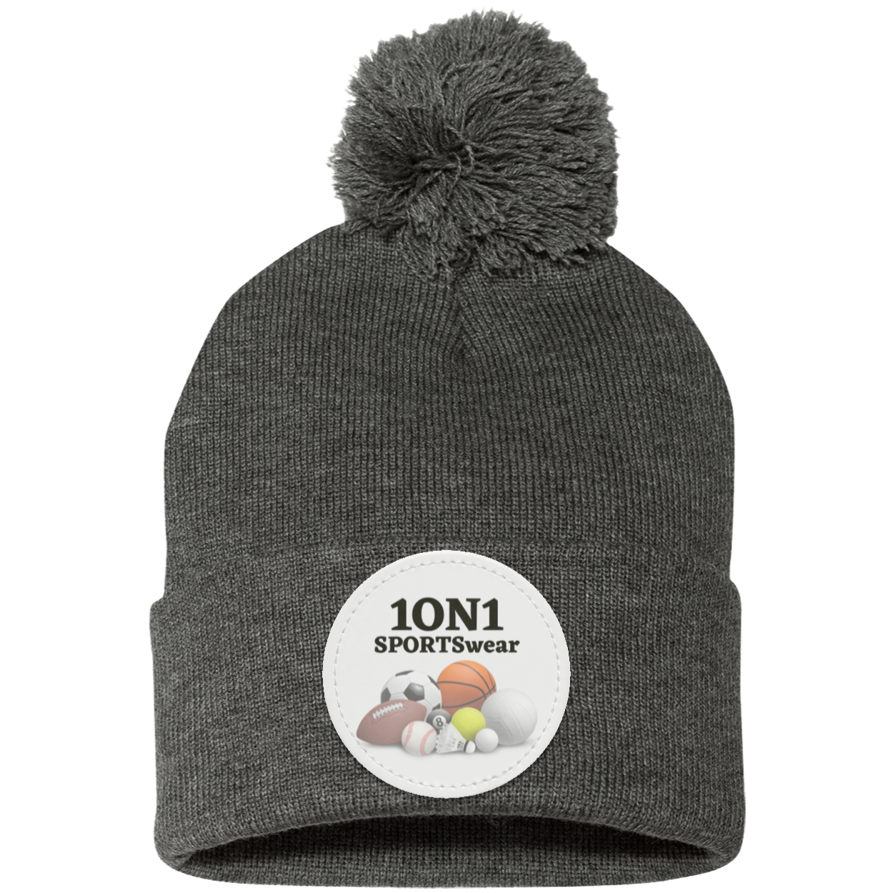 1ON1 Pom Pom Knit Cap