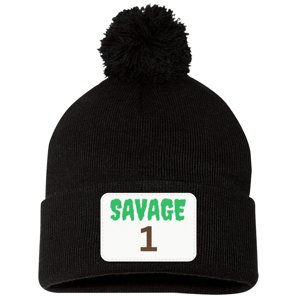 Savage ONE Pom Pom Knit Cap