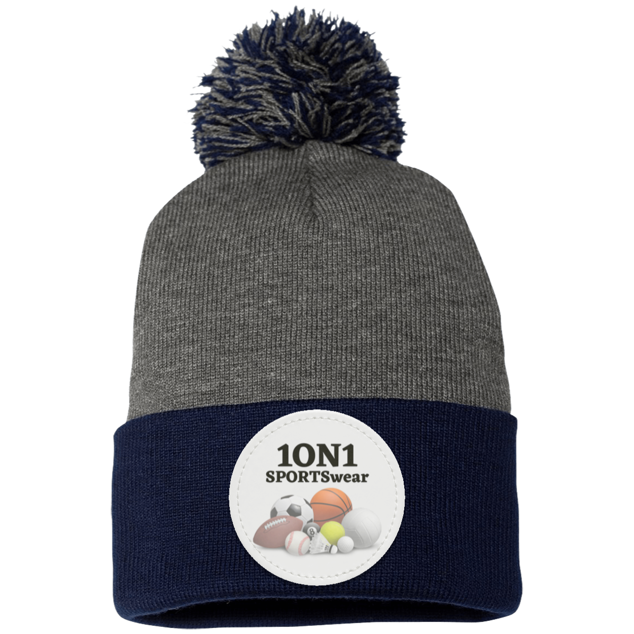 1ON1 Pom Pom Knit Cap