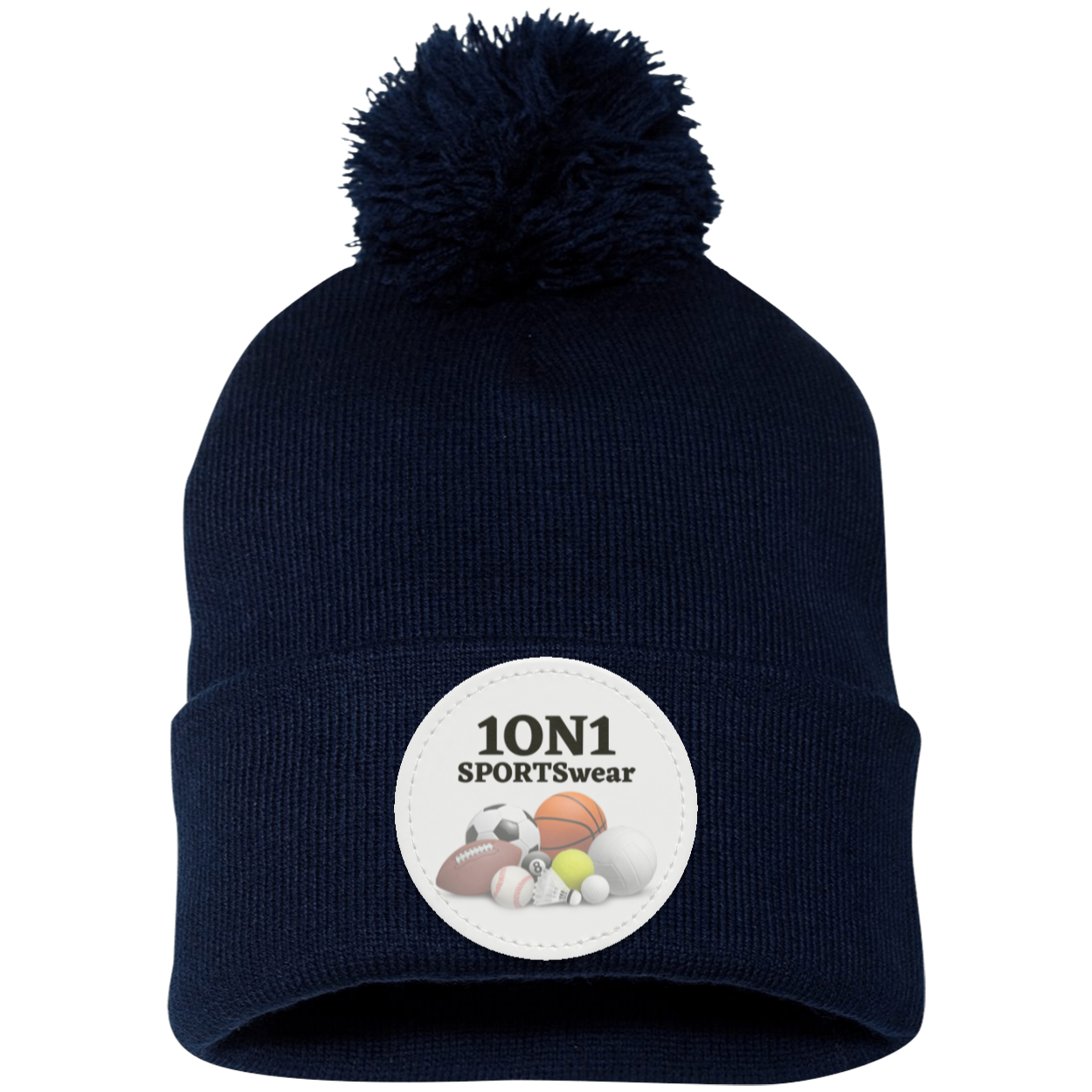 1ON1 Pom Pom Knit Cap