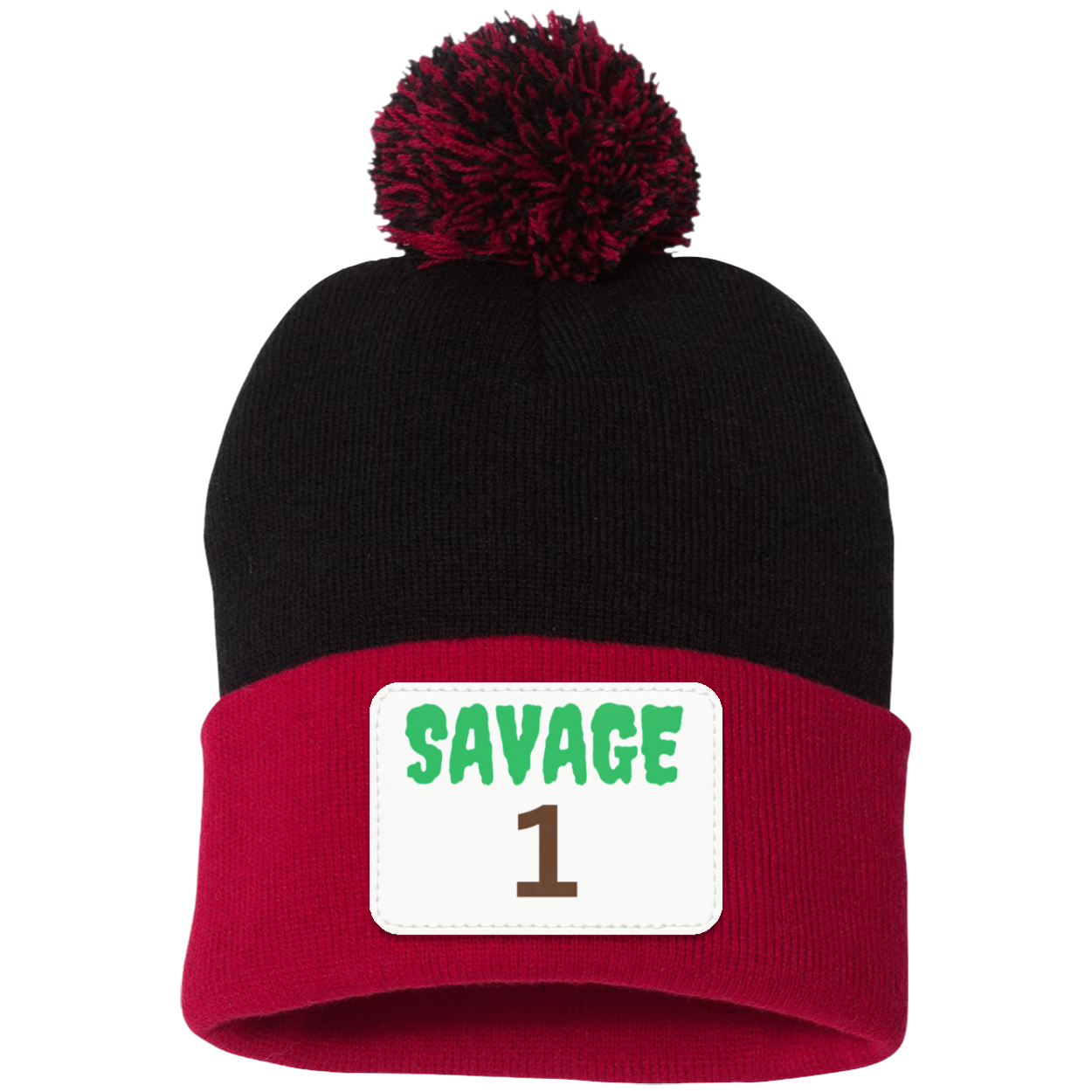 Savage ONE Pom Pom Knit Cap