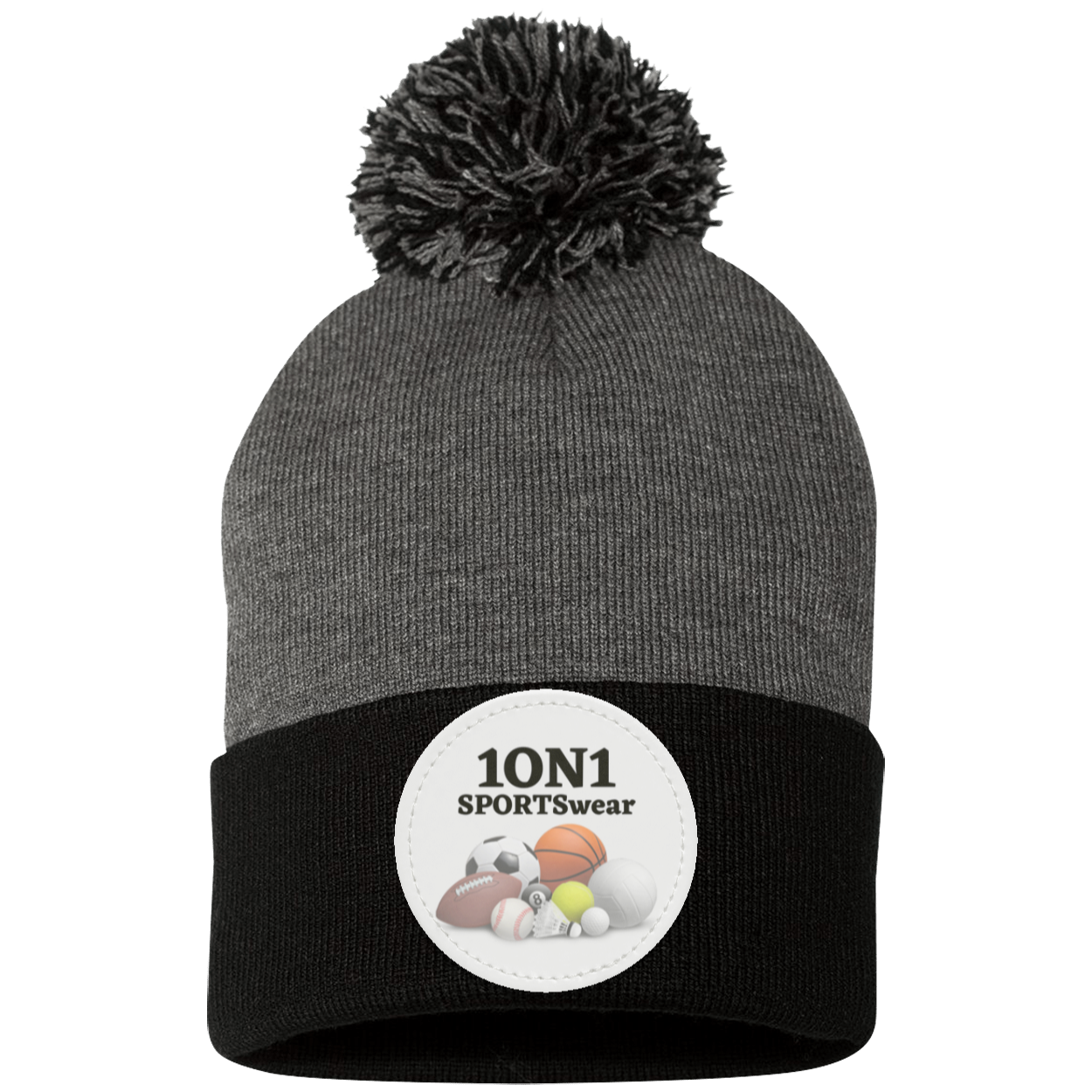 1ON1 Pom Pom Knit Cap