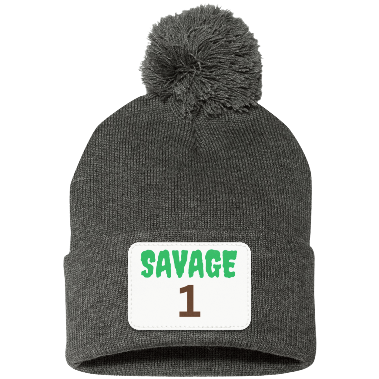 Savage ONE Pom Pom Knit Cap