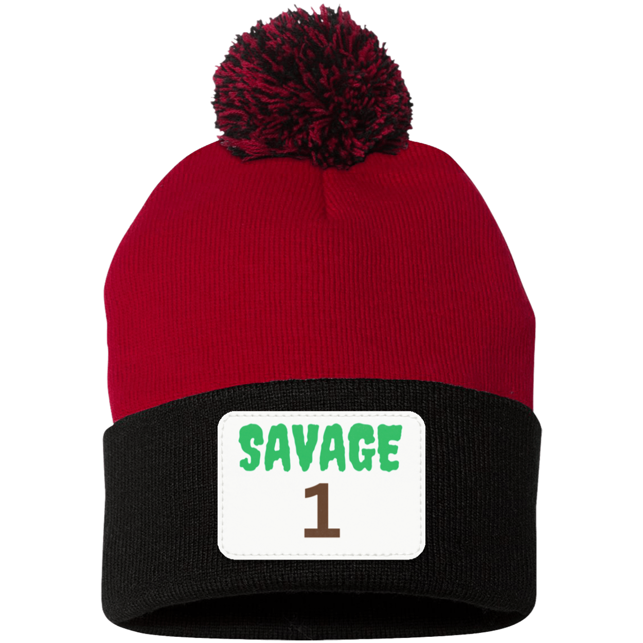 Savage ONE Pom Pom Knit Cap