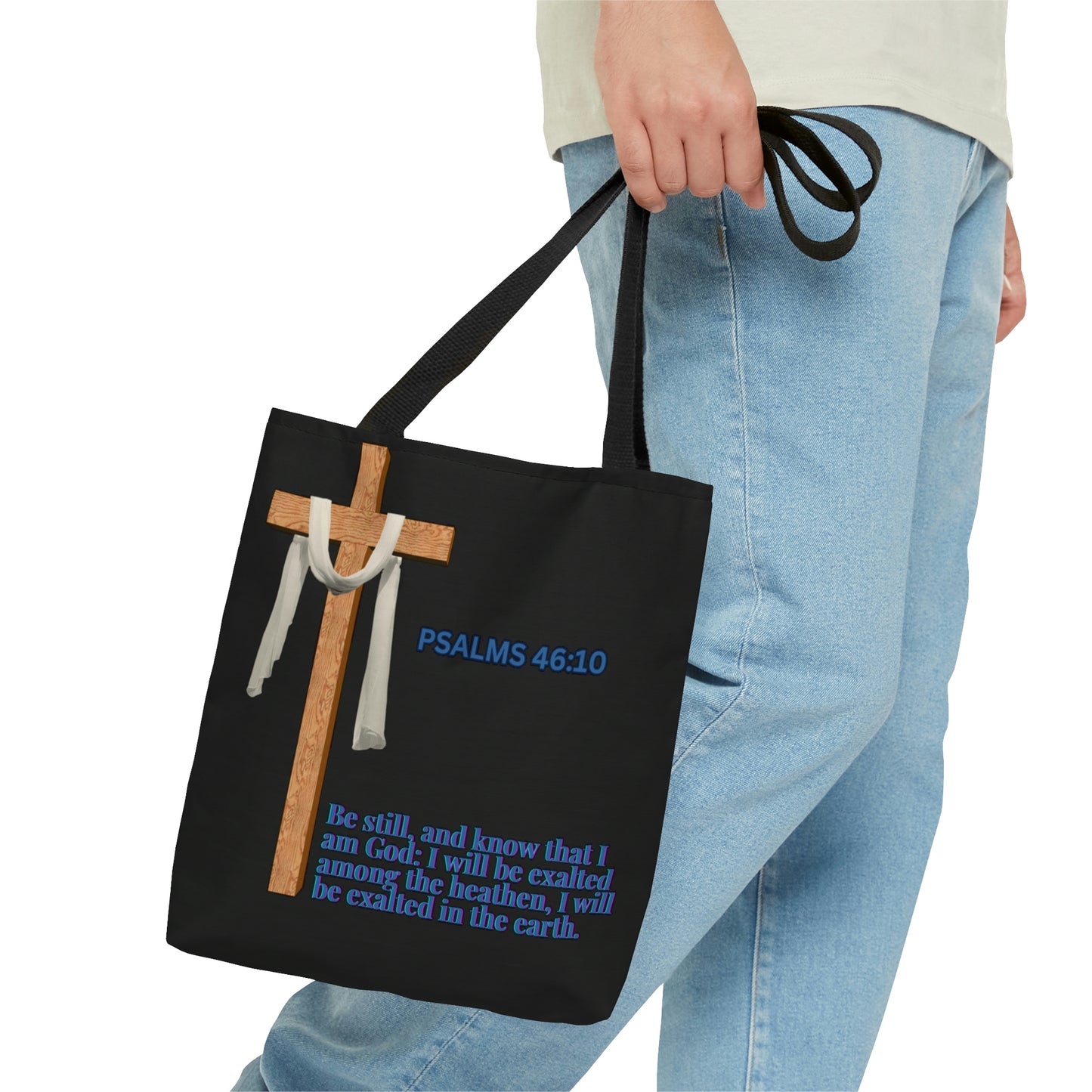 Be Still Tote Bag (Black)