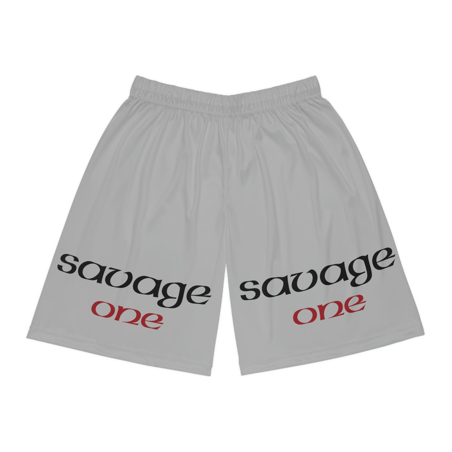 Savage ONE Basketball Shorts (Grey)