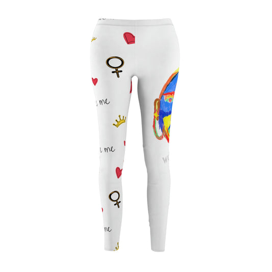 Women's Happy Love Casual Leggings