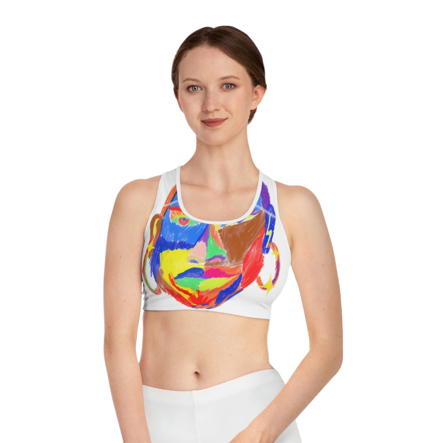 Sports Women Bra (White)