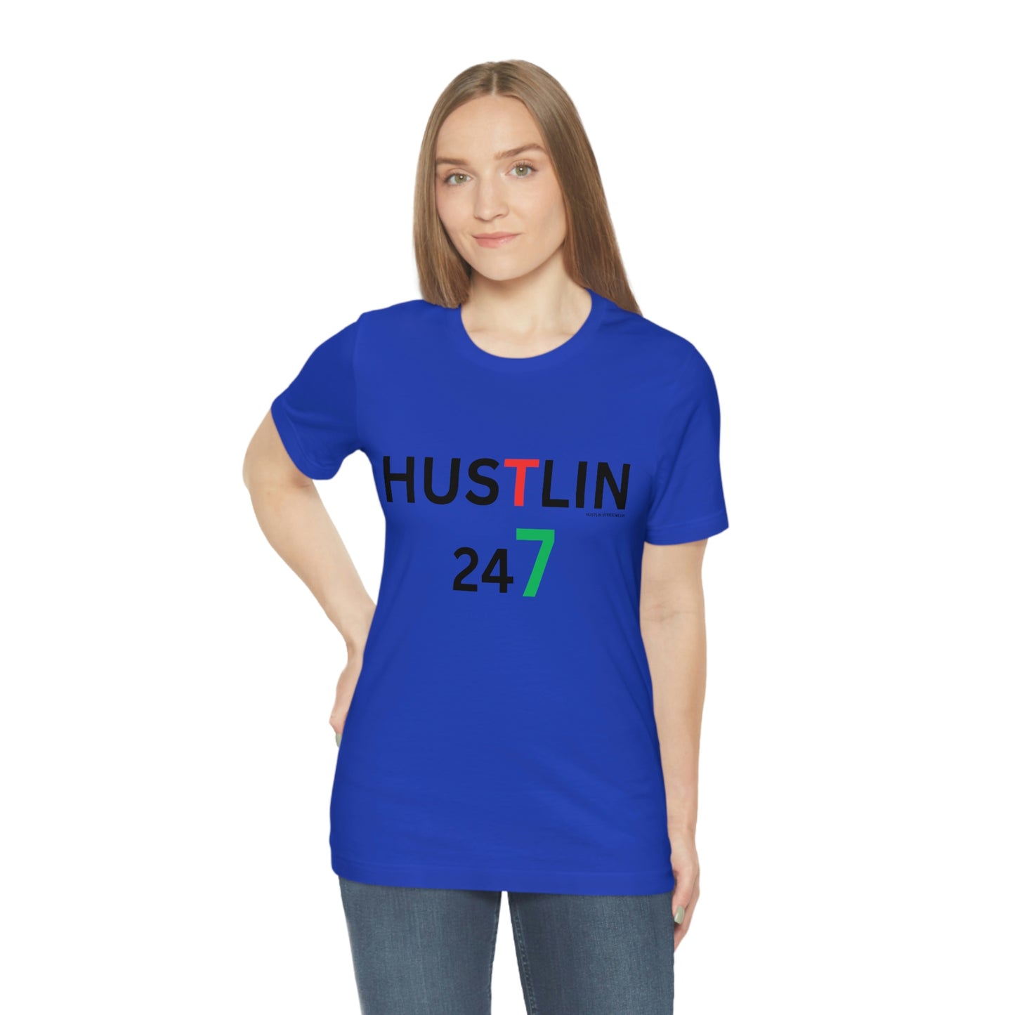 Unisex Hustlin Jersey Short Sleeve Tee