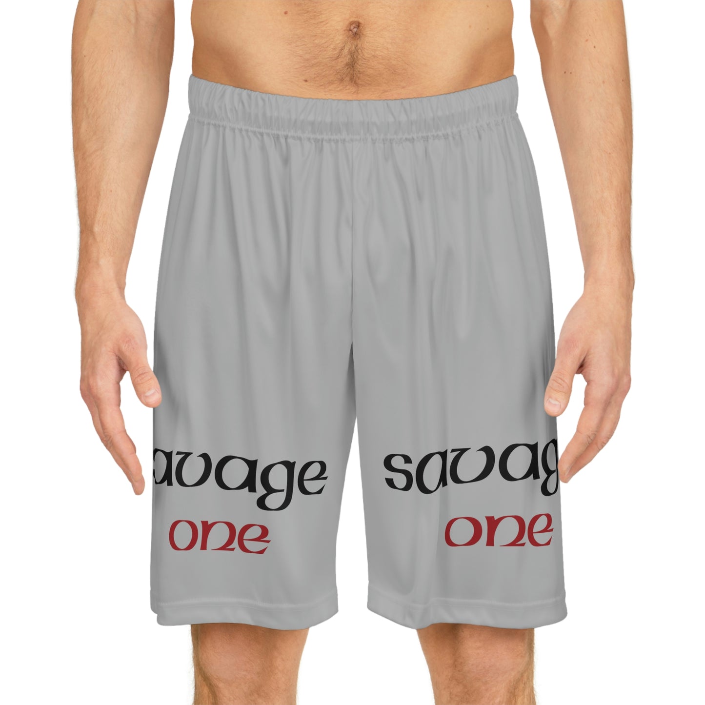 Savage ONE Basketball Shorts (Grey)