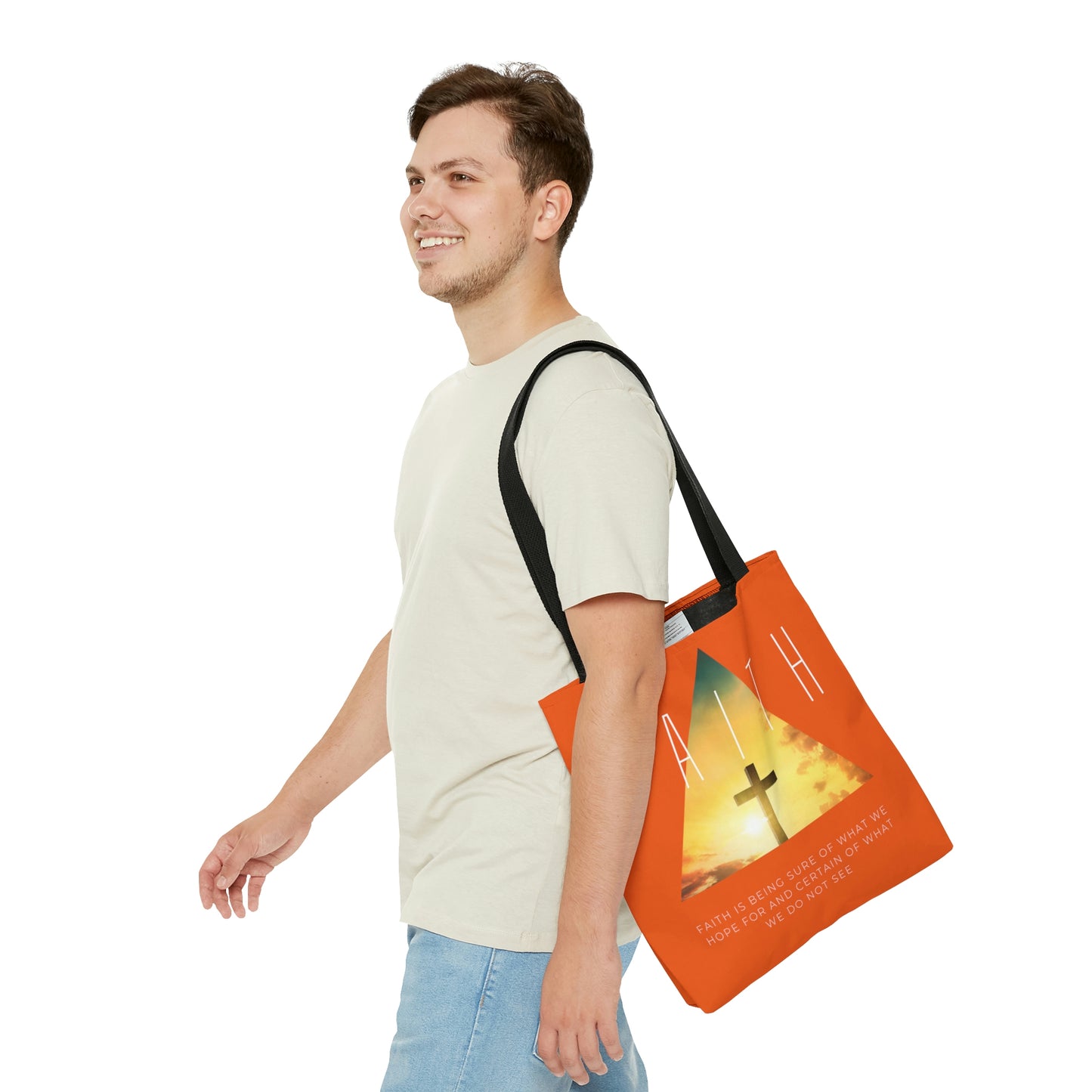 Faith Tote Bag (Orange)