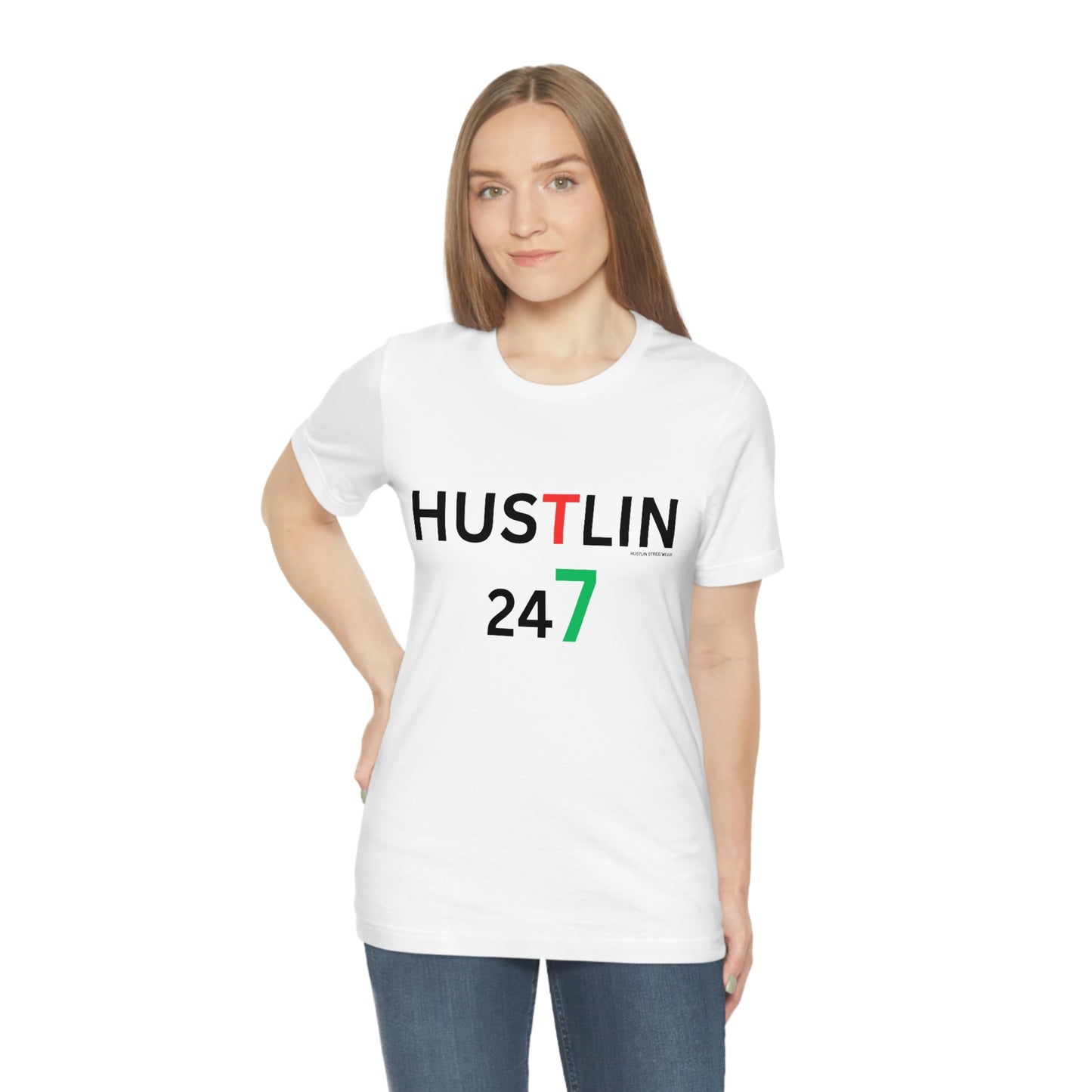 Unisex Hustlin Jersey Short Sleeve Tee