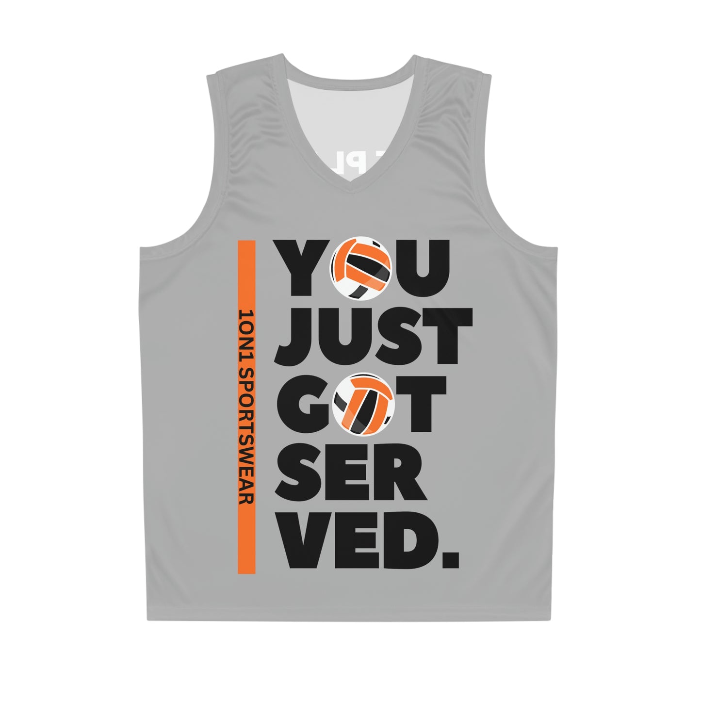 Get Served Basketball Jersey (GREY)