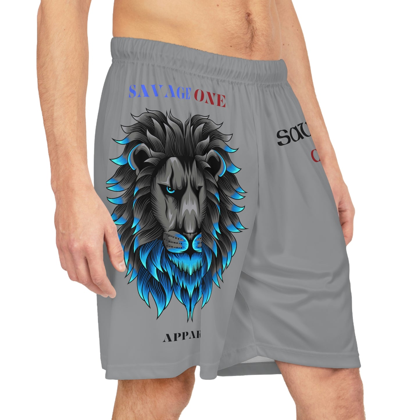 Savage ONE Basketball Shorts (Grey)