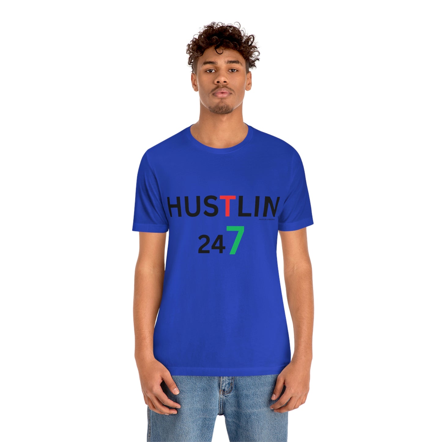 Unisex Hustlin Jersey Short Sleeve Tee